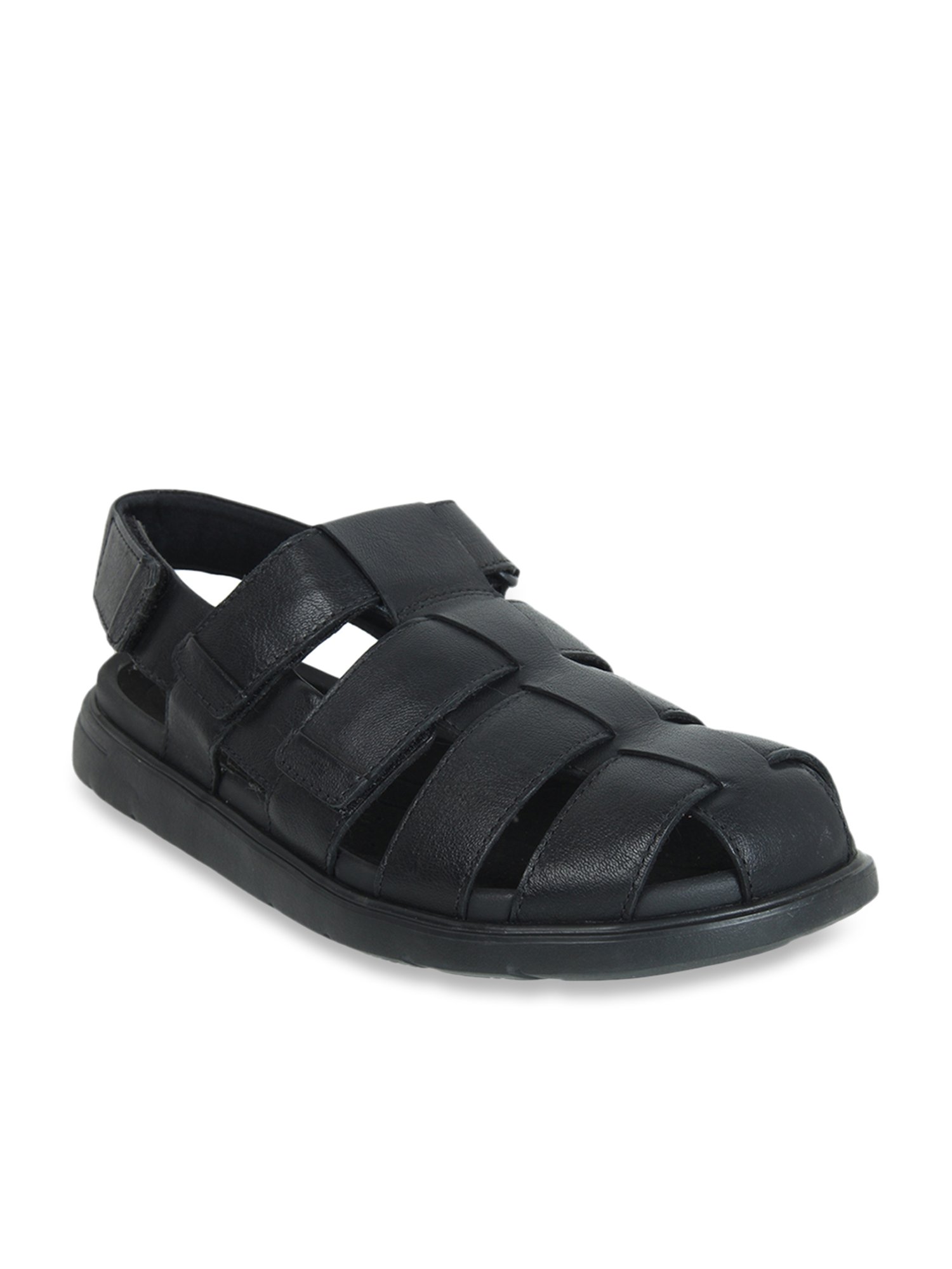 Buy Clarks Unwilmore Ray Black Fisherman Sandals for Men at Best