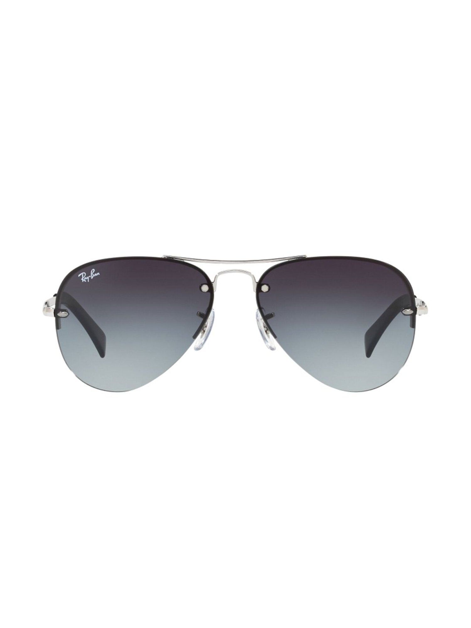 Ray Ban Highstreet 59mm Semi Rimless Aviator Sunglasses - Brown/ Pink |  ModeSens
