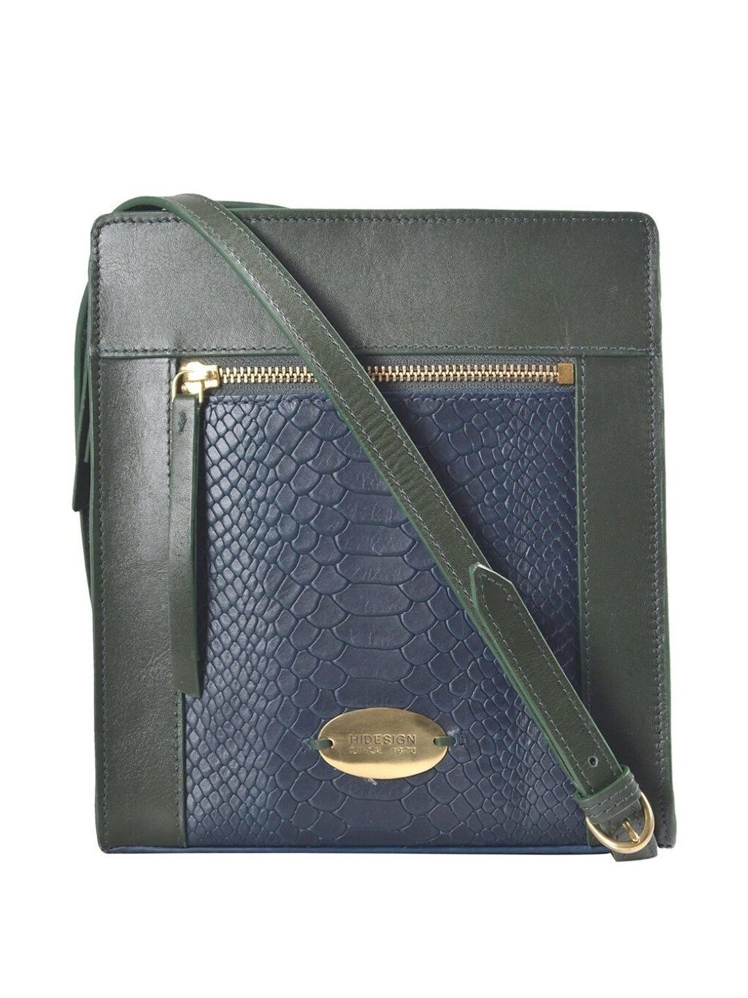 Hidesign Women's Sling Bag (Blue) : : Fashion