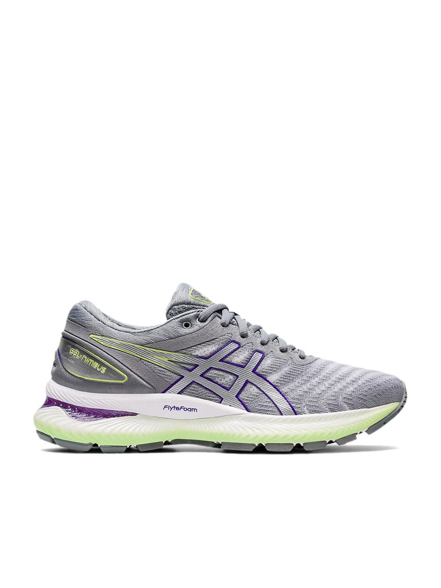 Buy Asics Gel Nimbus 22 Pure Silver Running Shoes for Women at