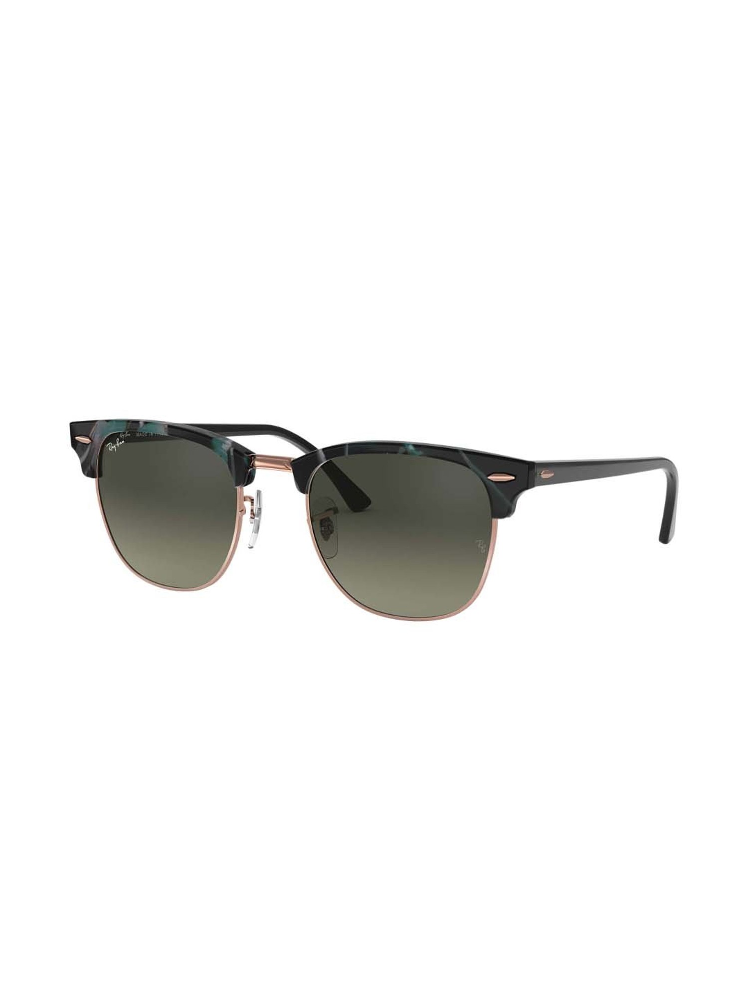 Ray-Ban Clubmaster RB3016 1367B1 Grey On Black – LookerOnline