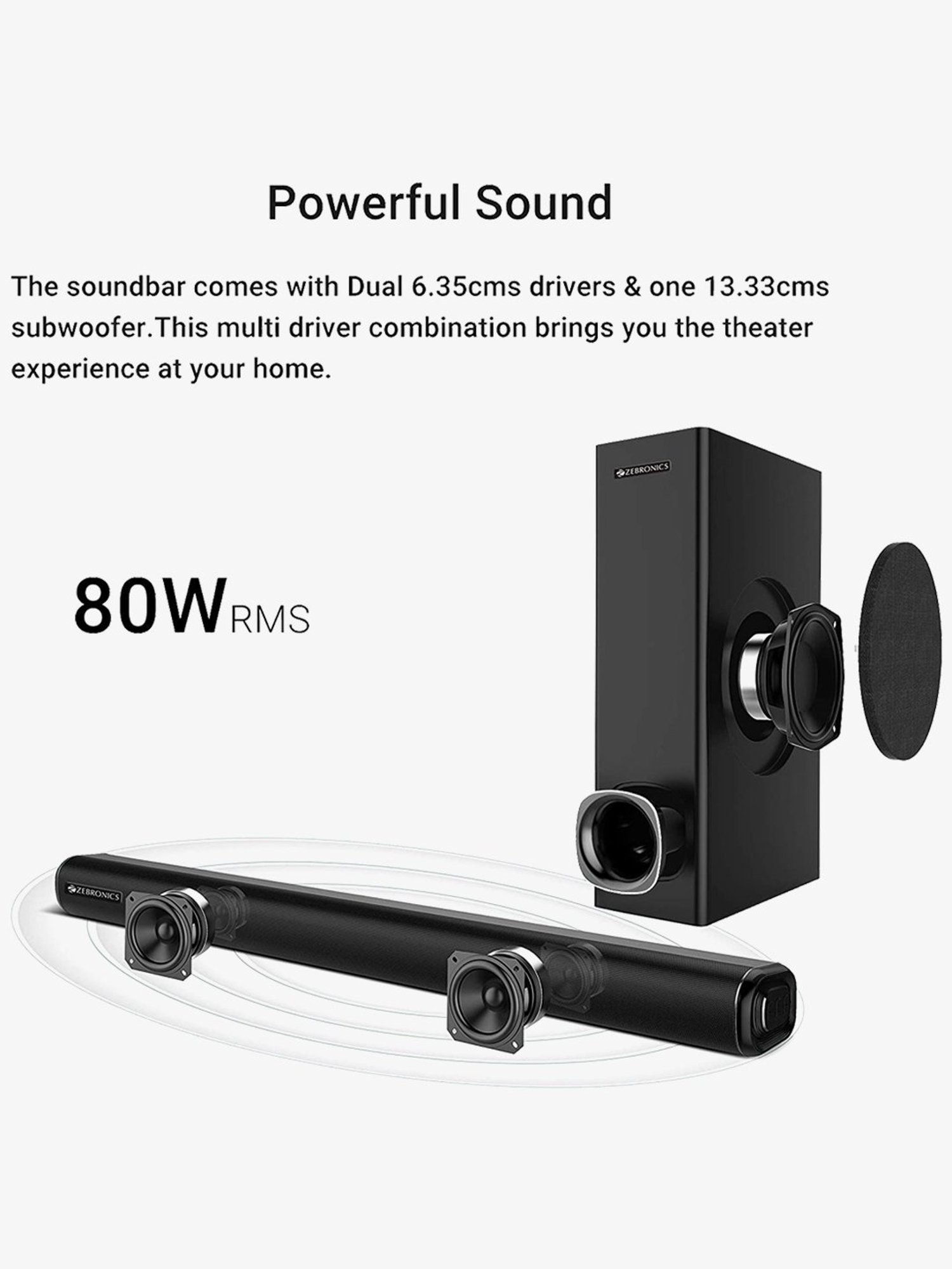 zebronics sound bar 4000