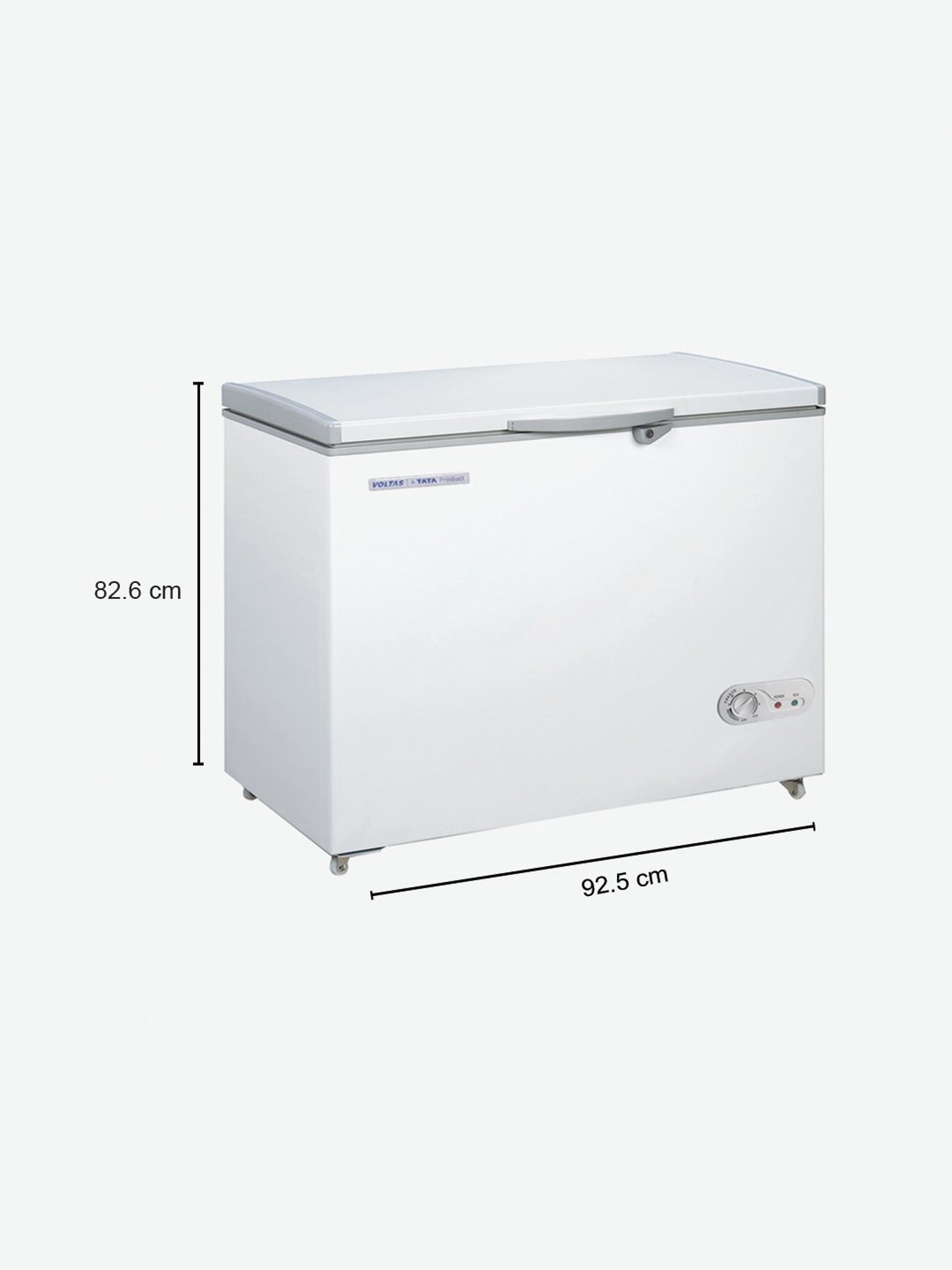 Buy Voltas 210 L Single Door Hard Top Deep Freezer Grey Xf210 Online At Best Prices Tata Cliq