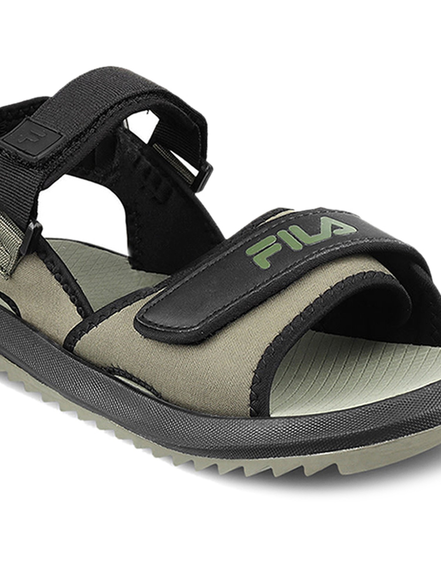 Buy Black Sandals for Men by FILA Online | Ajio.com