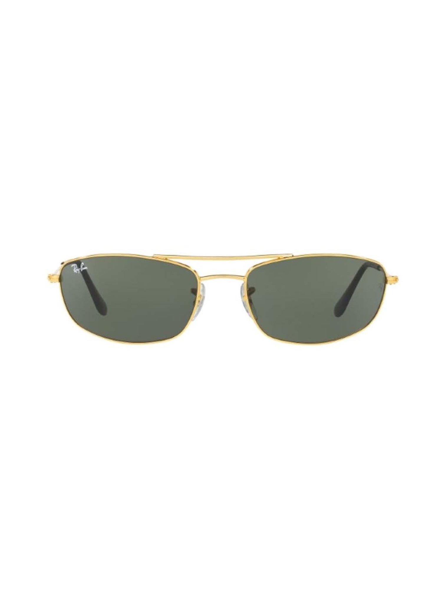 Buy Ray Ban 0RB3383I Green Rectangular Sunglasses 60 mm For Men