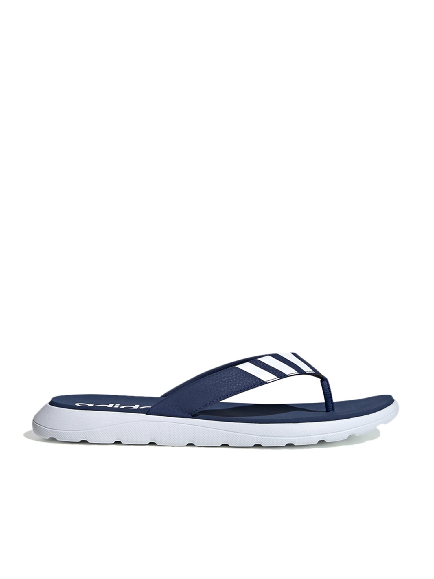 adidas comfort navy flip flops