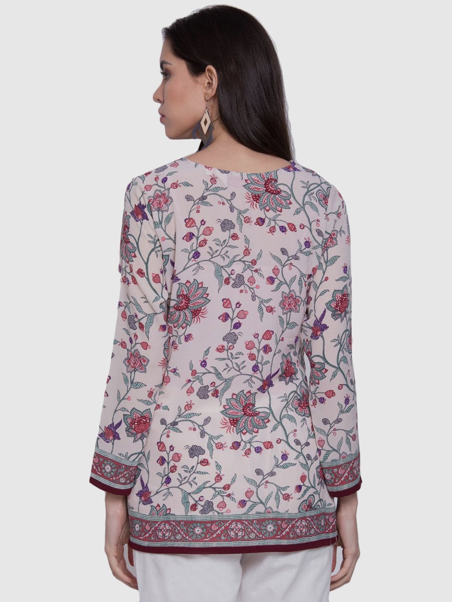 biba pink kurti