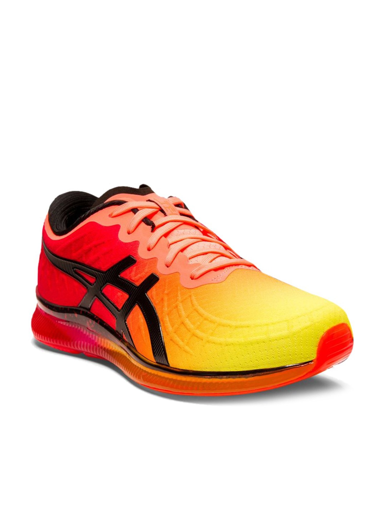 asics red and yellow