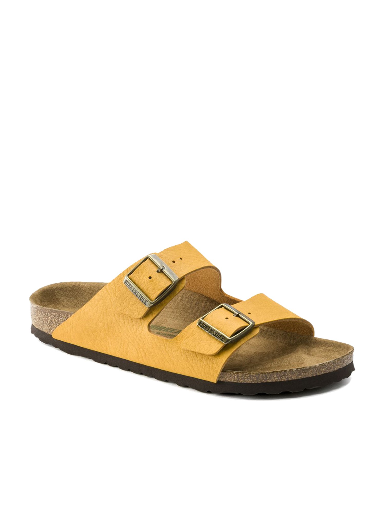 yellow vegan birkenstocks