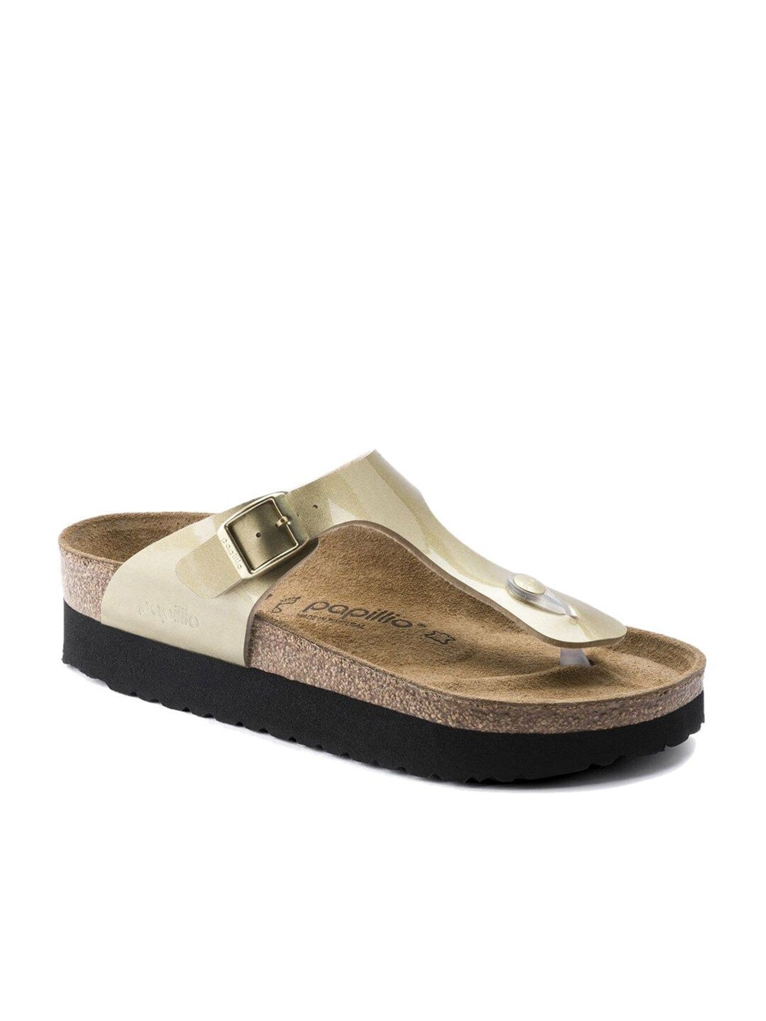 Buy Papillio by Birkenstock Gizeh Golden T Strap Sandals for Women