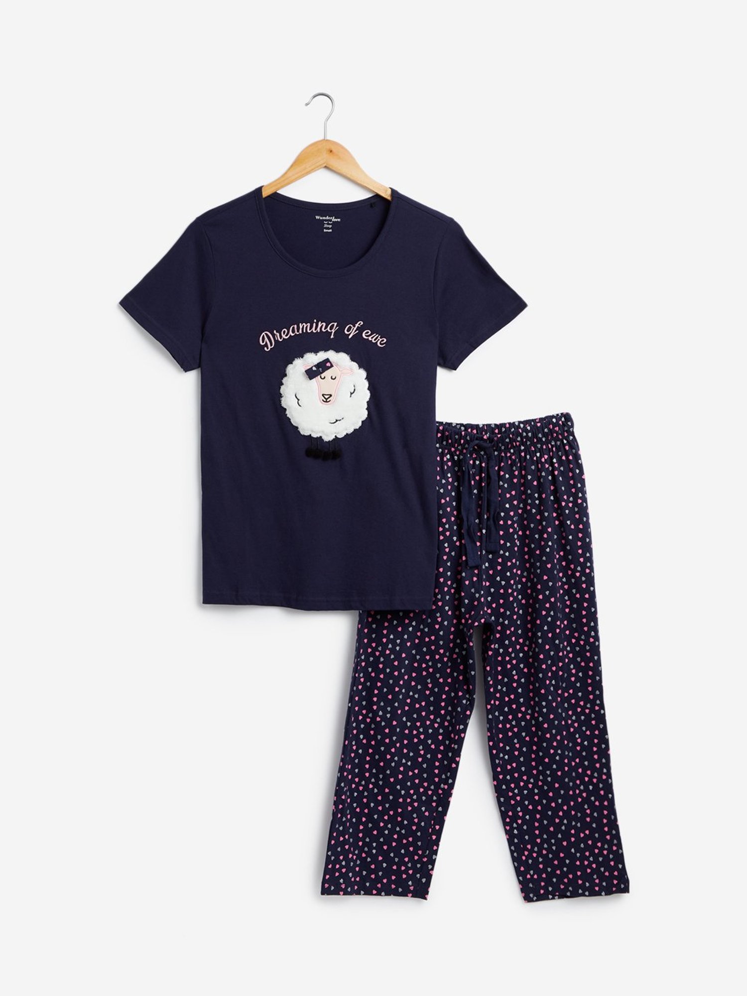 Wunderlove by Westside Wine Embroidered T-Shirt, Pyjamas & Bag