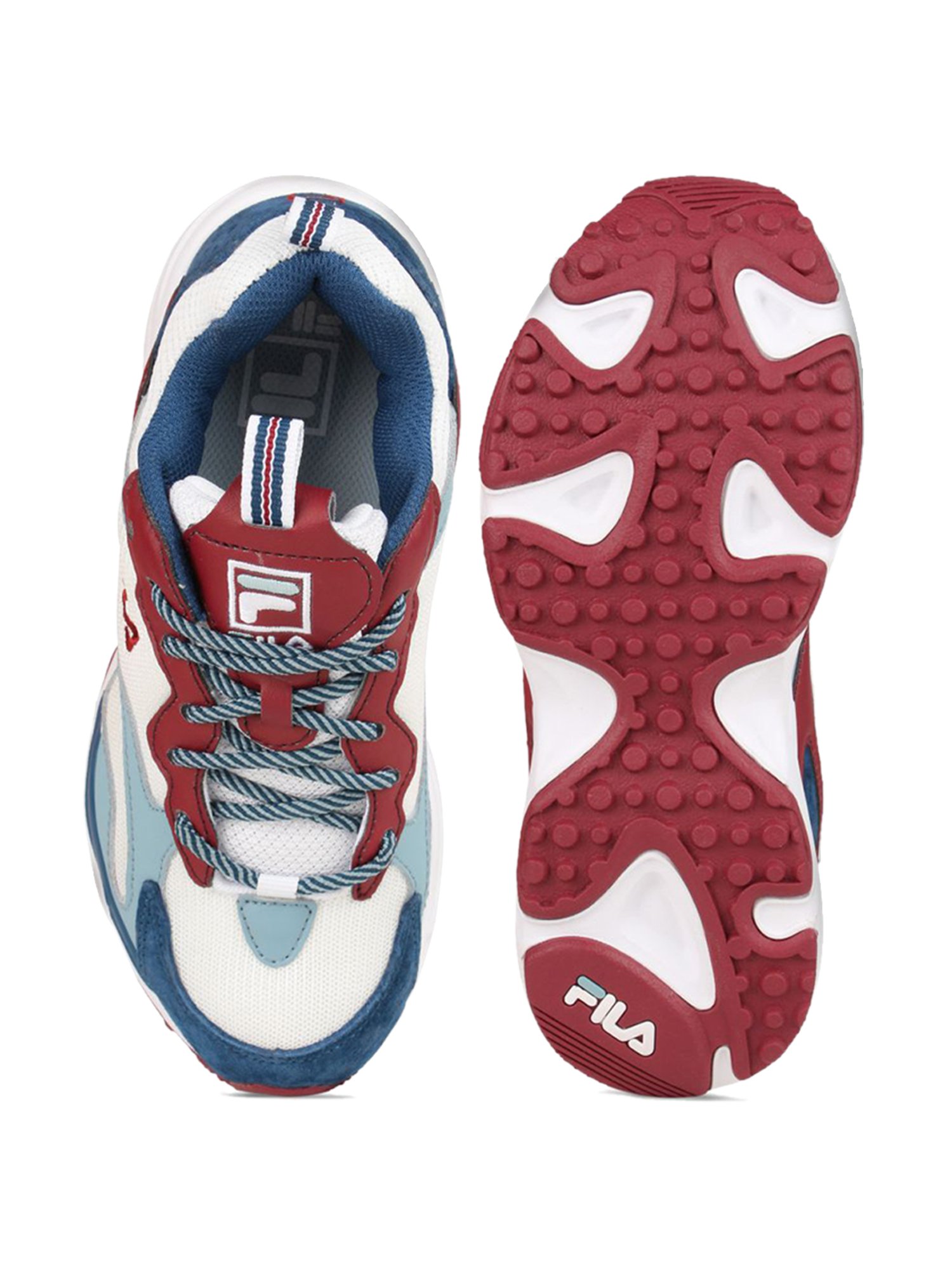 Fila ray best sale red and blue