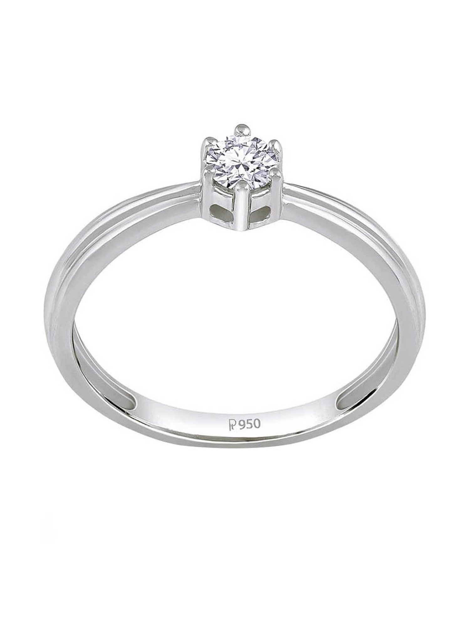 Buy White Gold Rings for Women by Malabar Gold & Diamonds Online | Ajio.com
