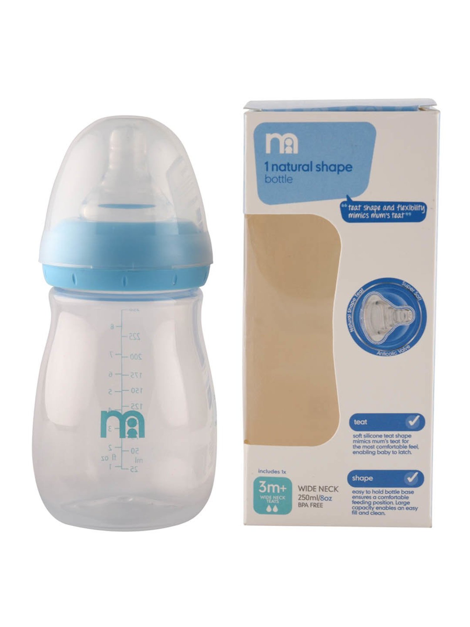 wide neck feeding bottle