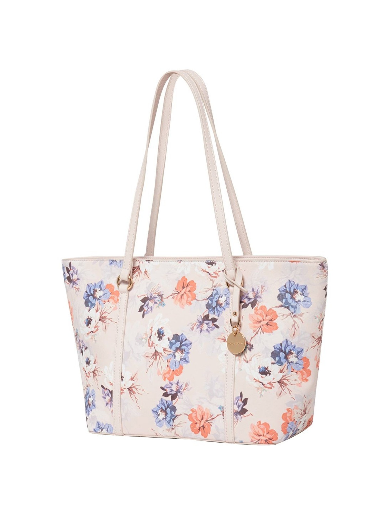Buy Forever New White Printed Medium Tote Handbag For Women At Best Price   Tata CLiQ