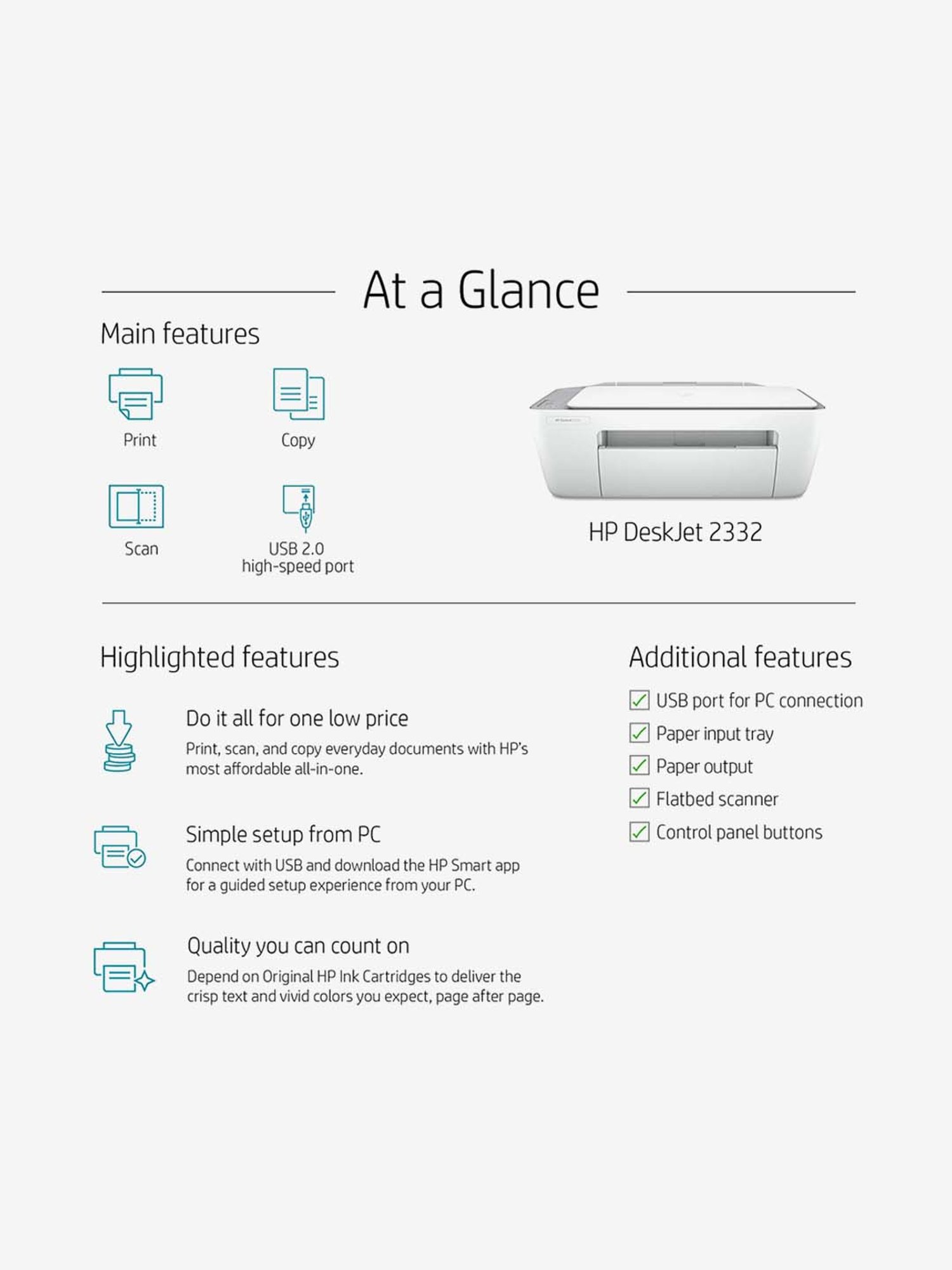 hp 2332 printer price