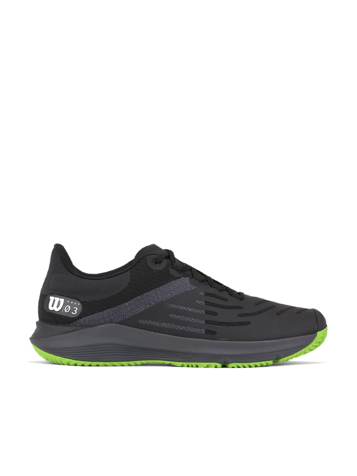 Buy Wilson Men's KAOS 3.0 Black Tennis Shoes from top Brands at Best Prices  Online in India | Tata CLiQ