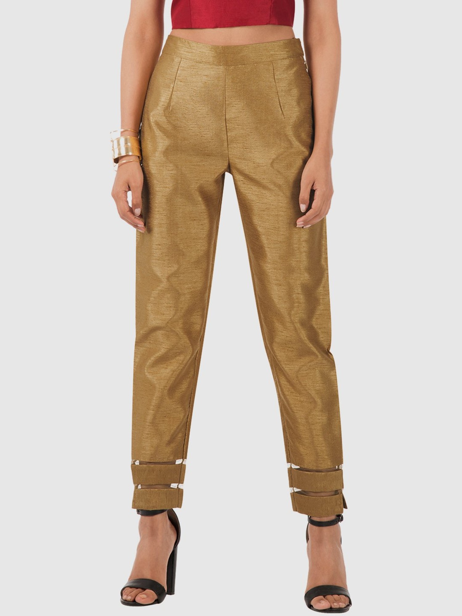 Cigarette trousers - Light pink - Ladies | H&M IN