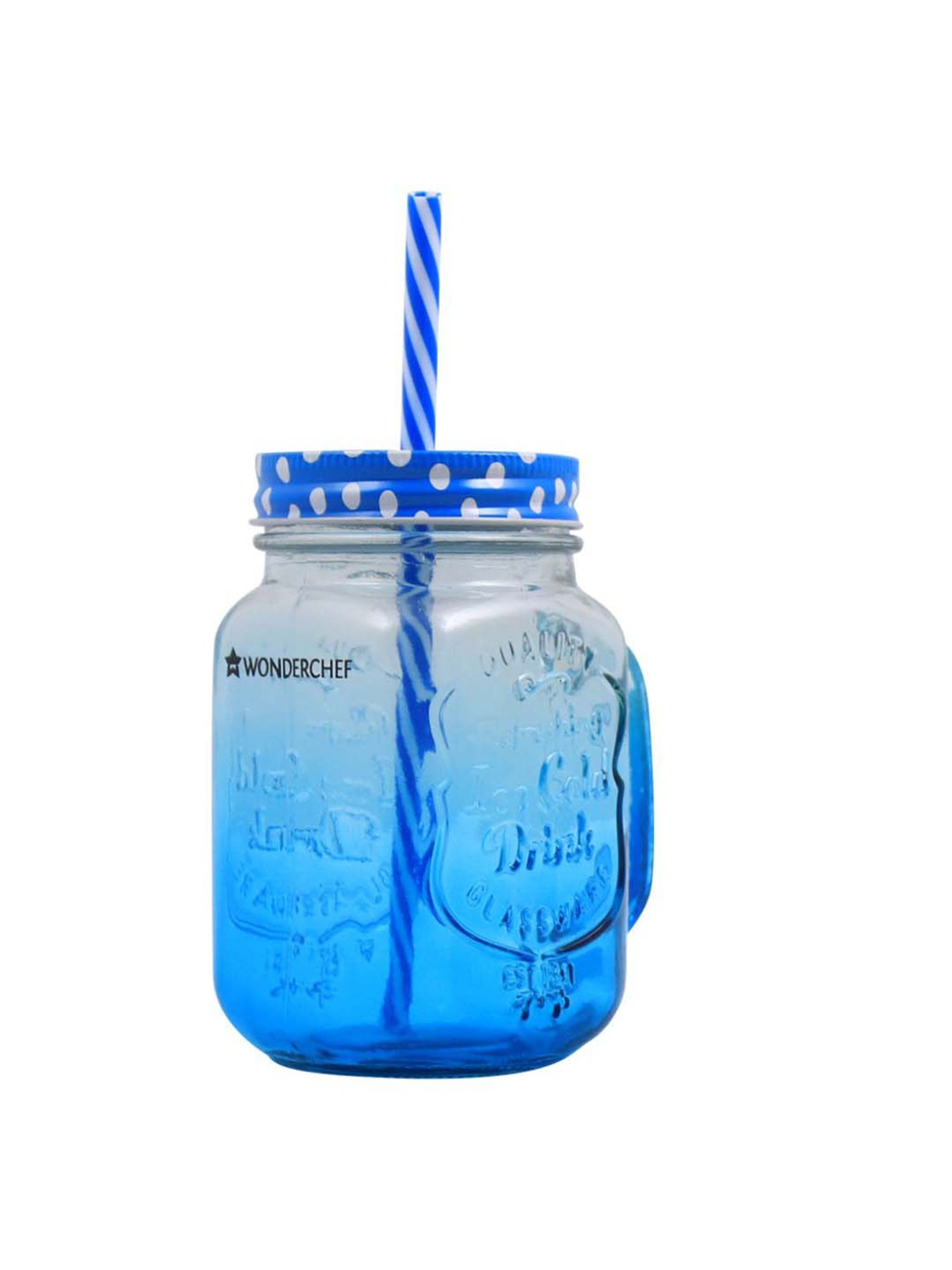 Blue Birds USA Homeware Glass Mason Jar with Lid and Straw Smoothie Ice  Cream Fruit Cold Drinking Water Jars Juice Cup Glass Mason Jar Price in  India - Buy Blue Birds USA