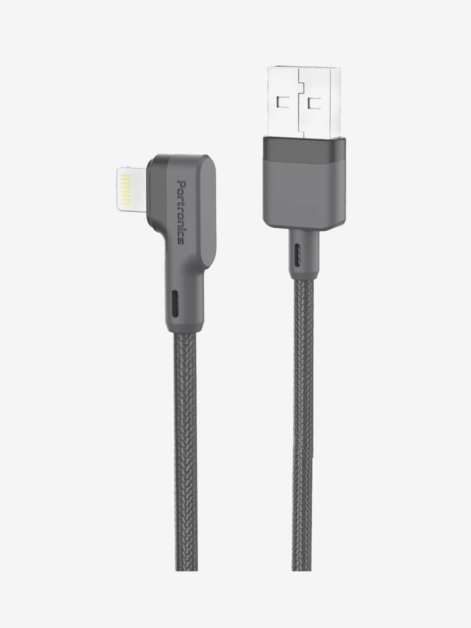 Portronics Konnect L POR1080 3A USB to Lightning Cable (Black