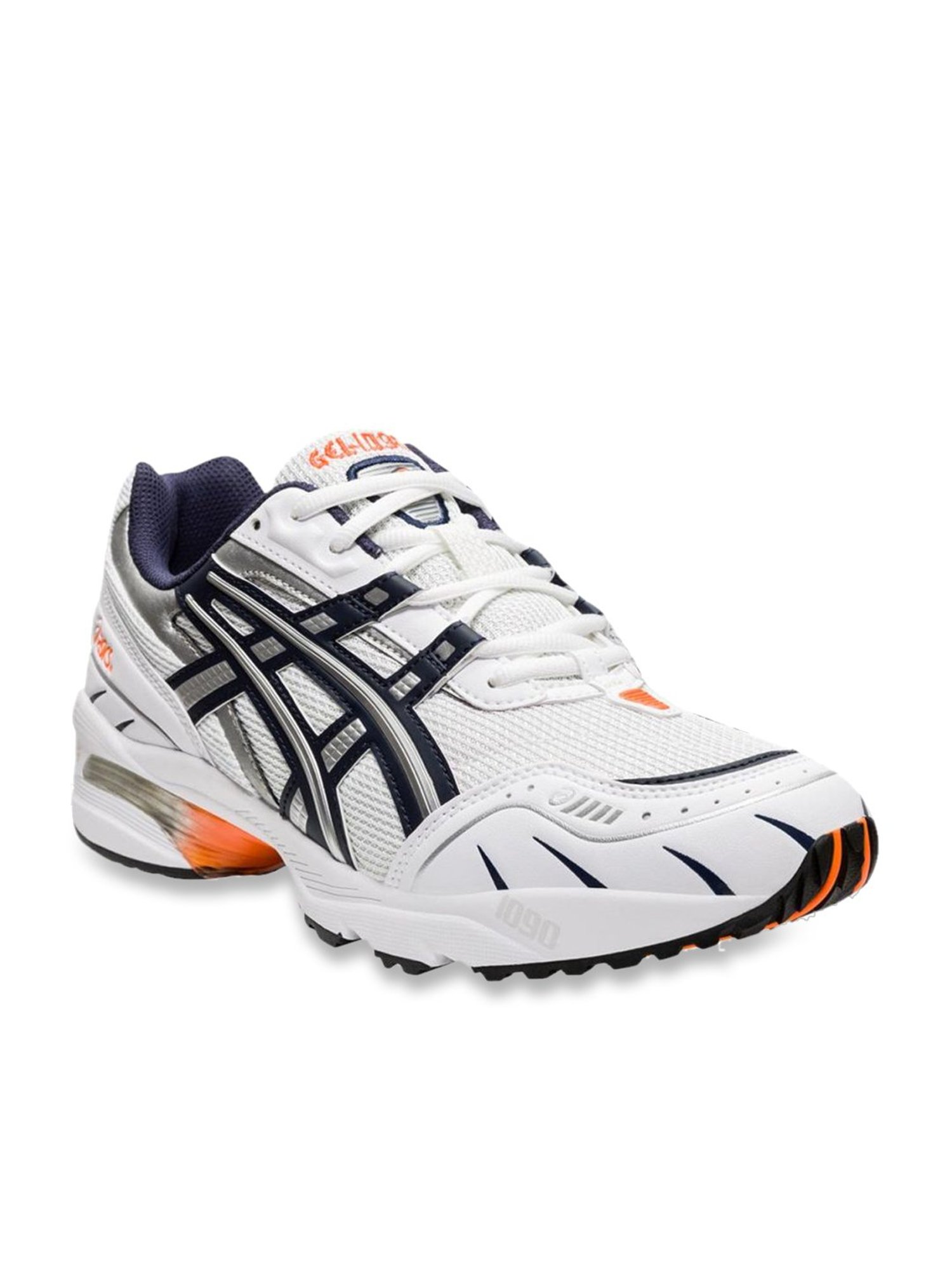 asics gel 1090 white orange