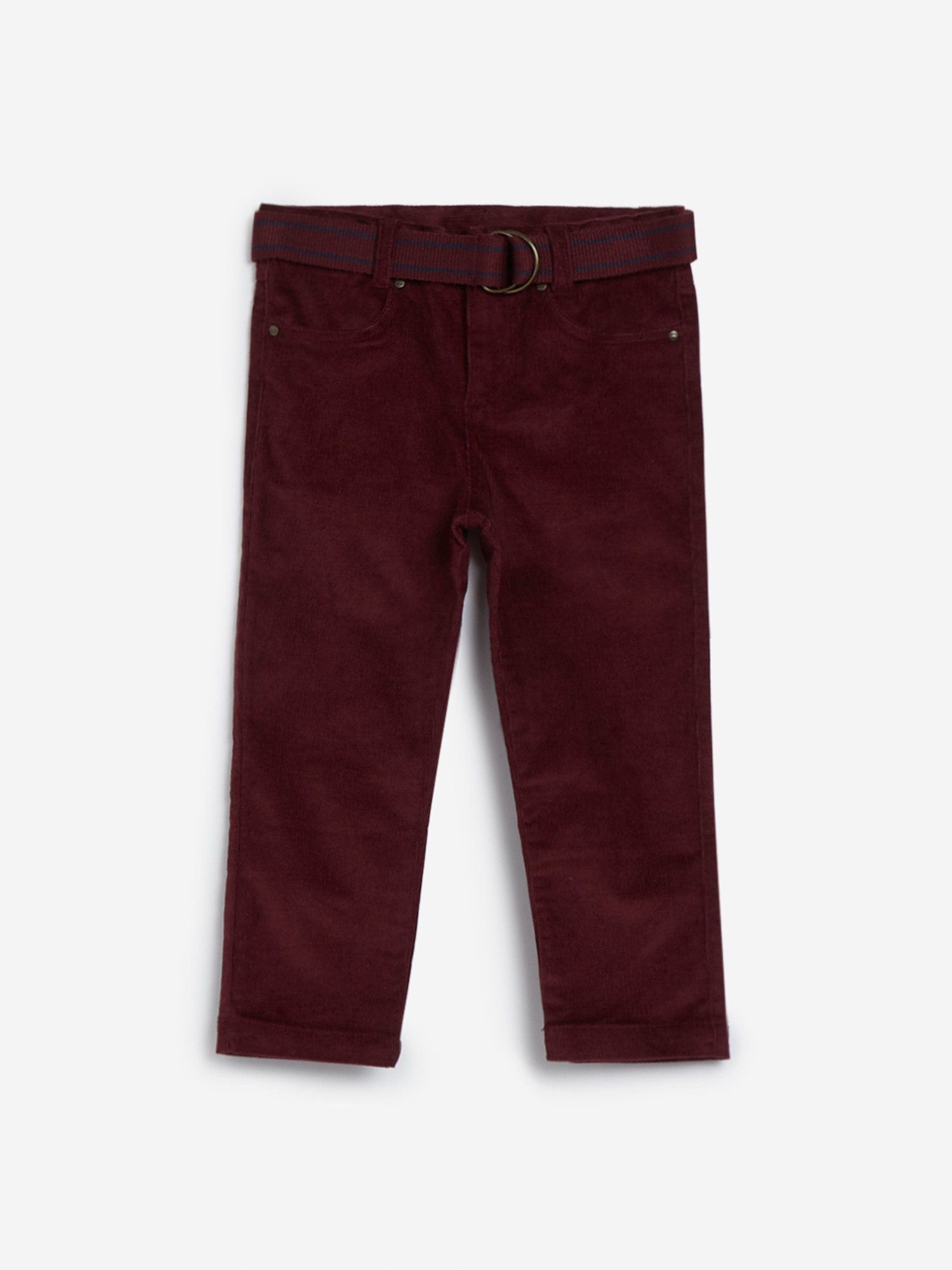 Buy Burgundy Trousers  Pants for Women by AJIO Online  Ajiocom