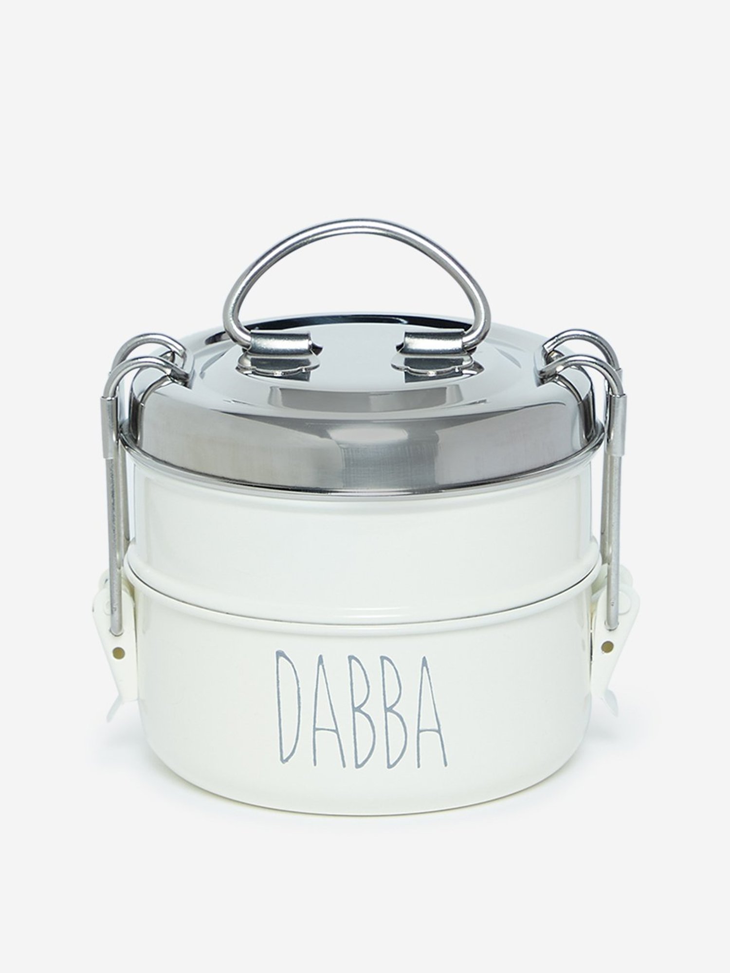 Westside Home Off White TwoTiered Tiffin BoxWestside Home