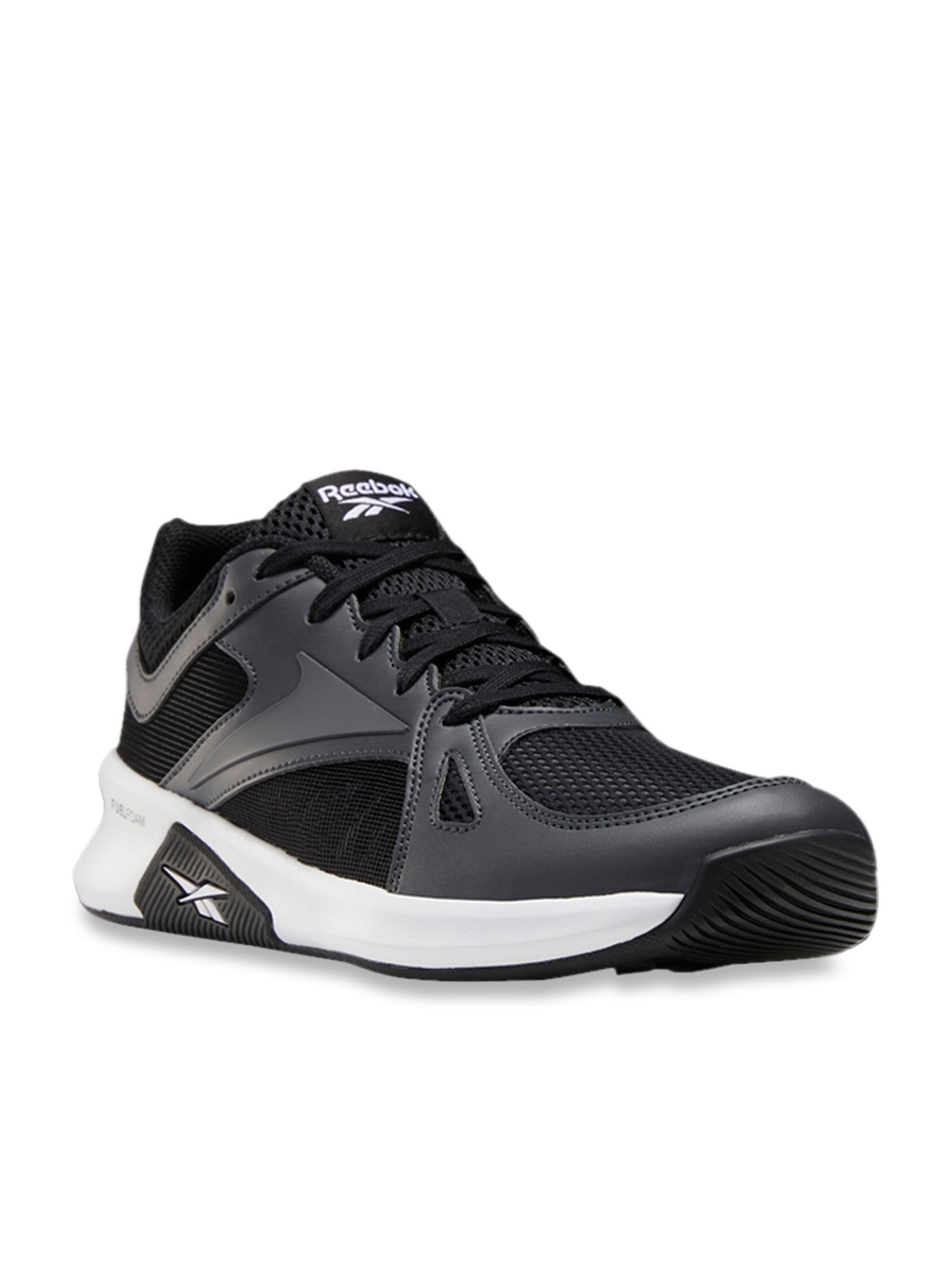 reebok mens trainers black