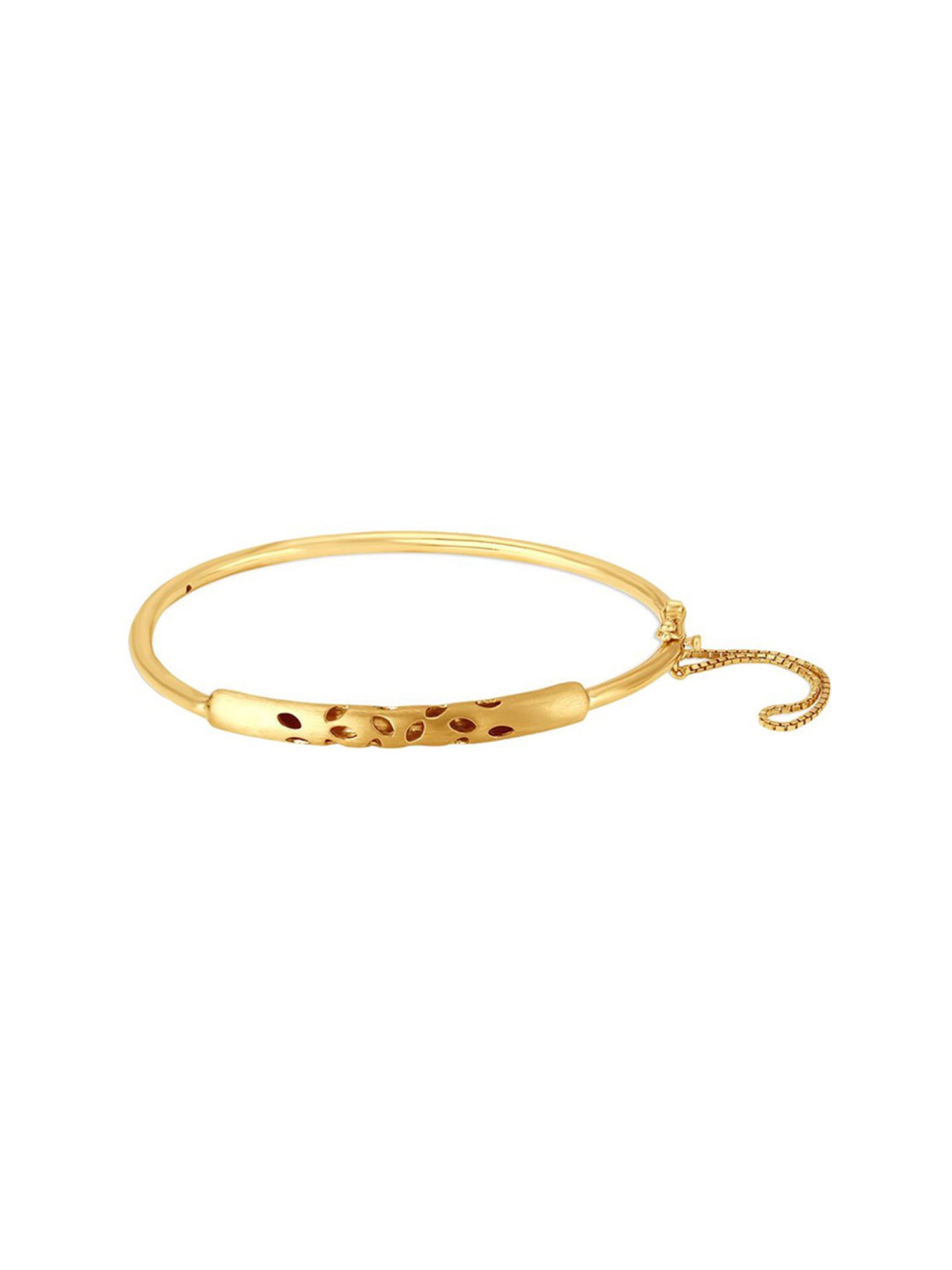 18k Gold Charm C Bangle  Personalized Charm Bracelet  STAC Fine Jewellery