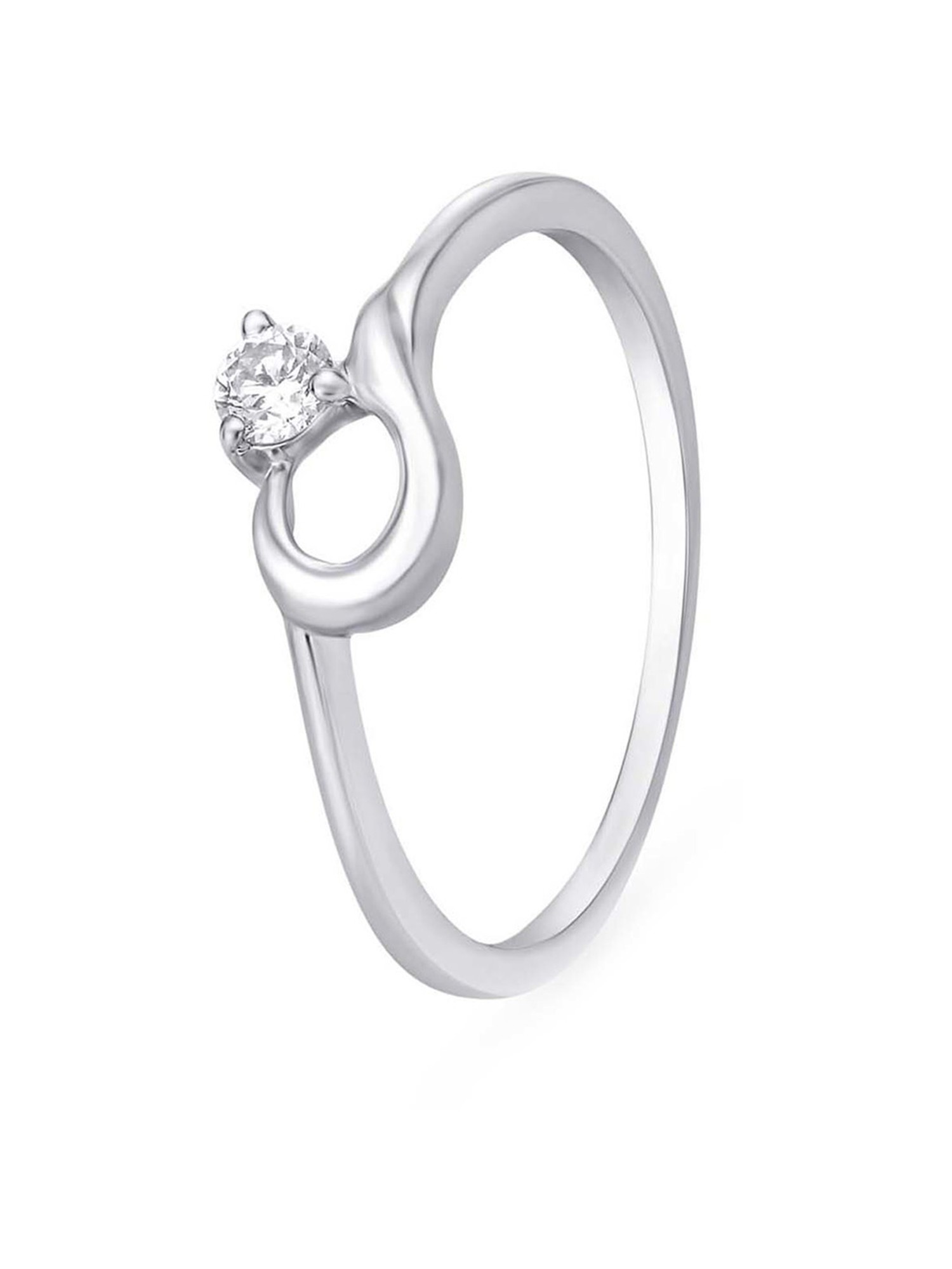 Buy Enchanting Diamond Ring in Platinum at Best Price | Tanishq UAE