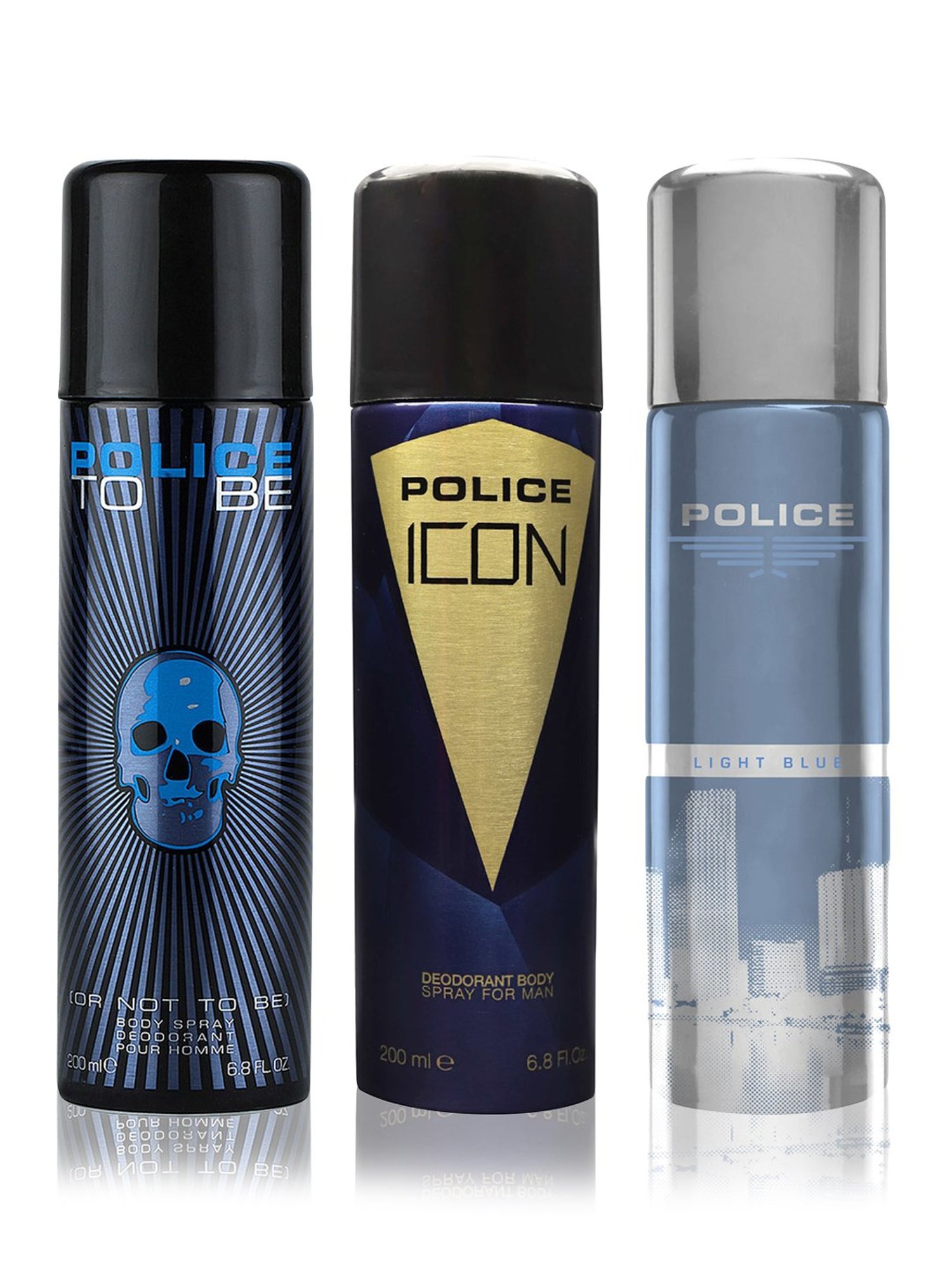 light blue deodorant spray