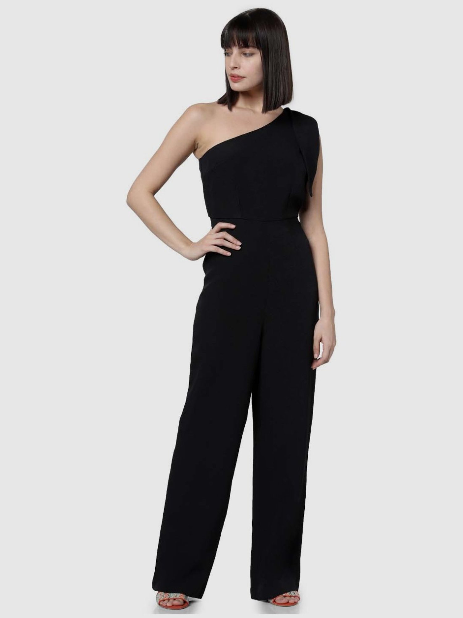 Buy Vero Black Regular Jumpsuit for Women Online @ Tata CLiQ