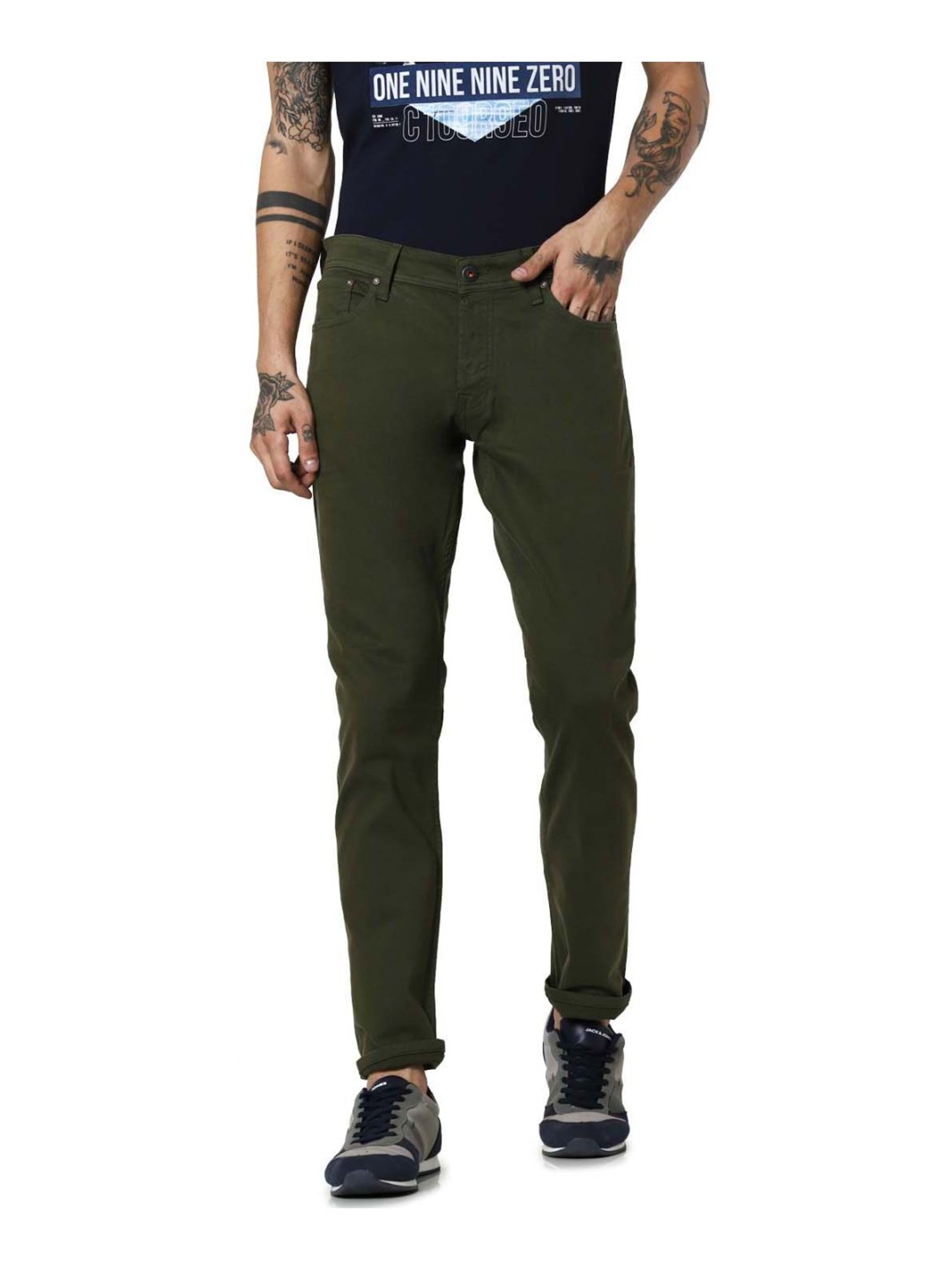 Trousers & Shorts | Cotton Traders Mens Coloured Stretch Jeans Chocolate |  AKMV Shahabad