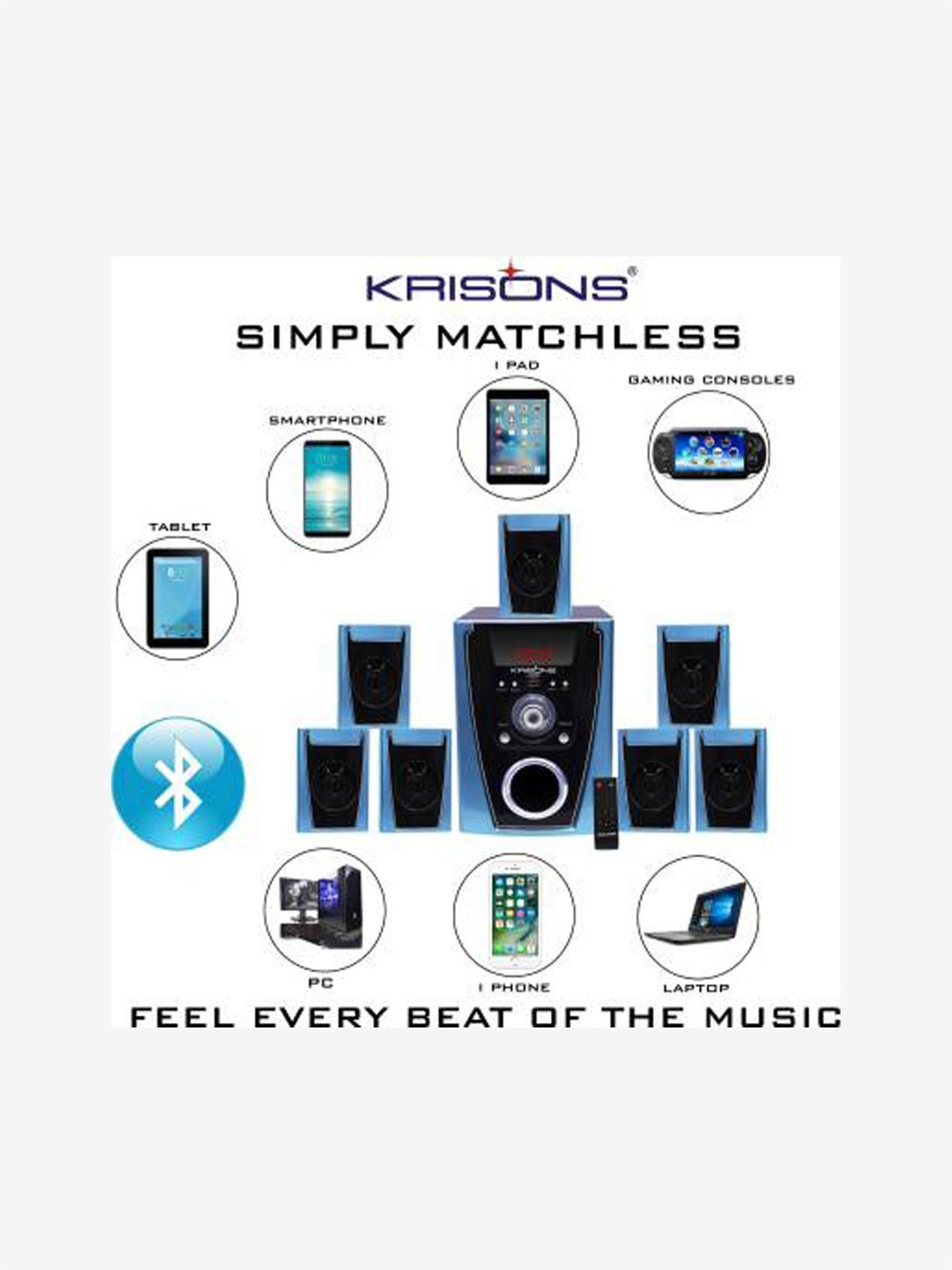 krisons polo bluetooth home theatre