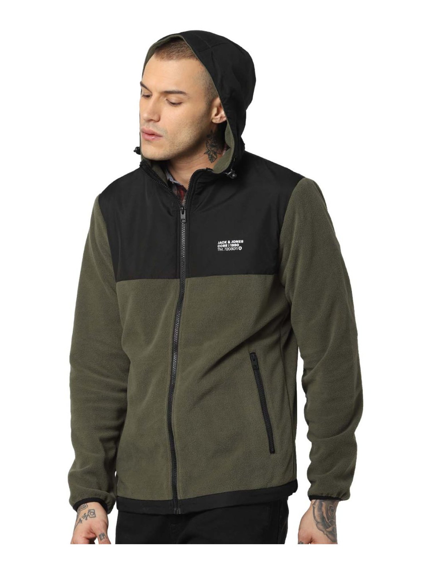 Jack and jones hot sale core identity zip hoodie