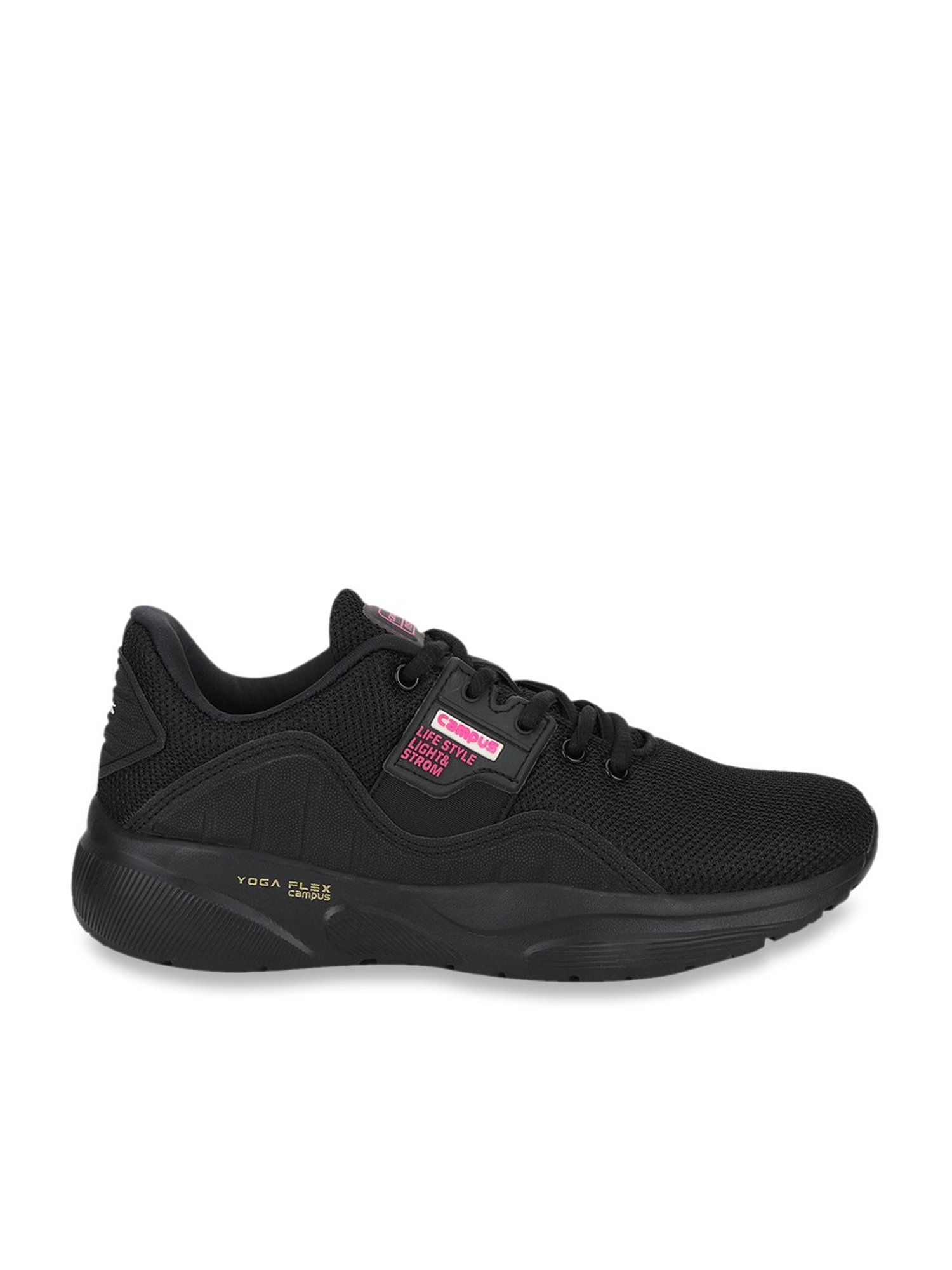 Buy Campus Misty Black Running Shoes for Women at Best Price @ Tata CLiQ