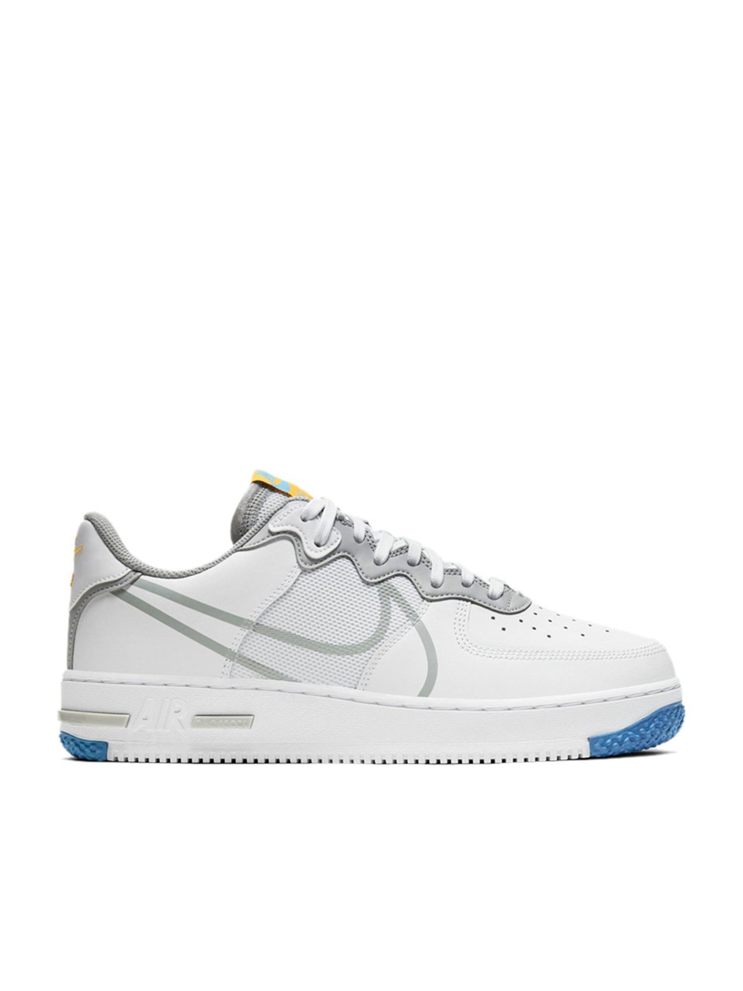 Nike Air Force 1 React White Sneakers 