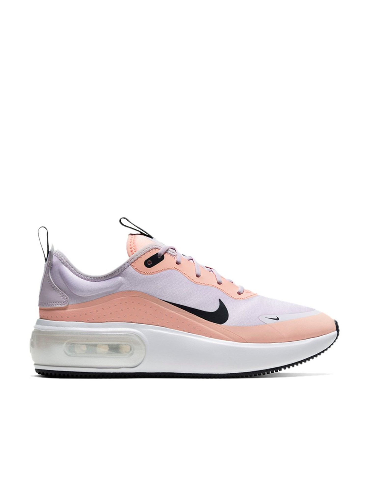 peach and grey nike shoes