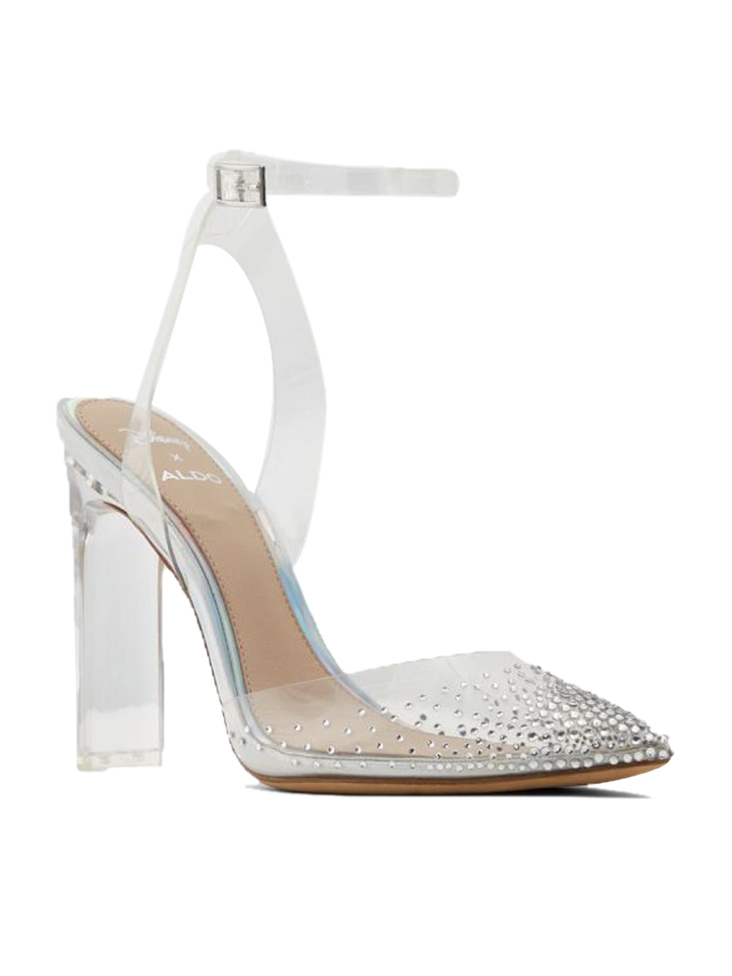 Cinderella Heels : Ankle Strap Glass Heels