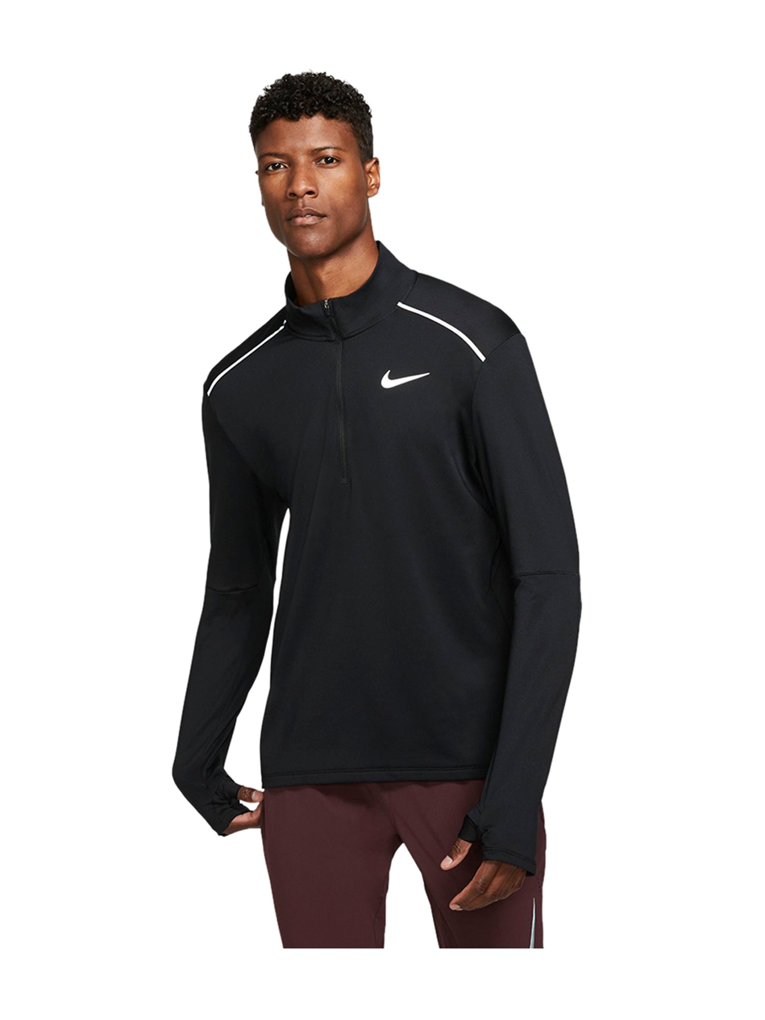 half zip running