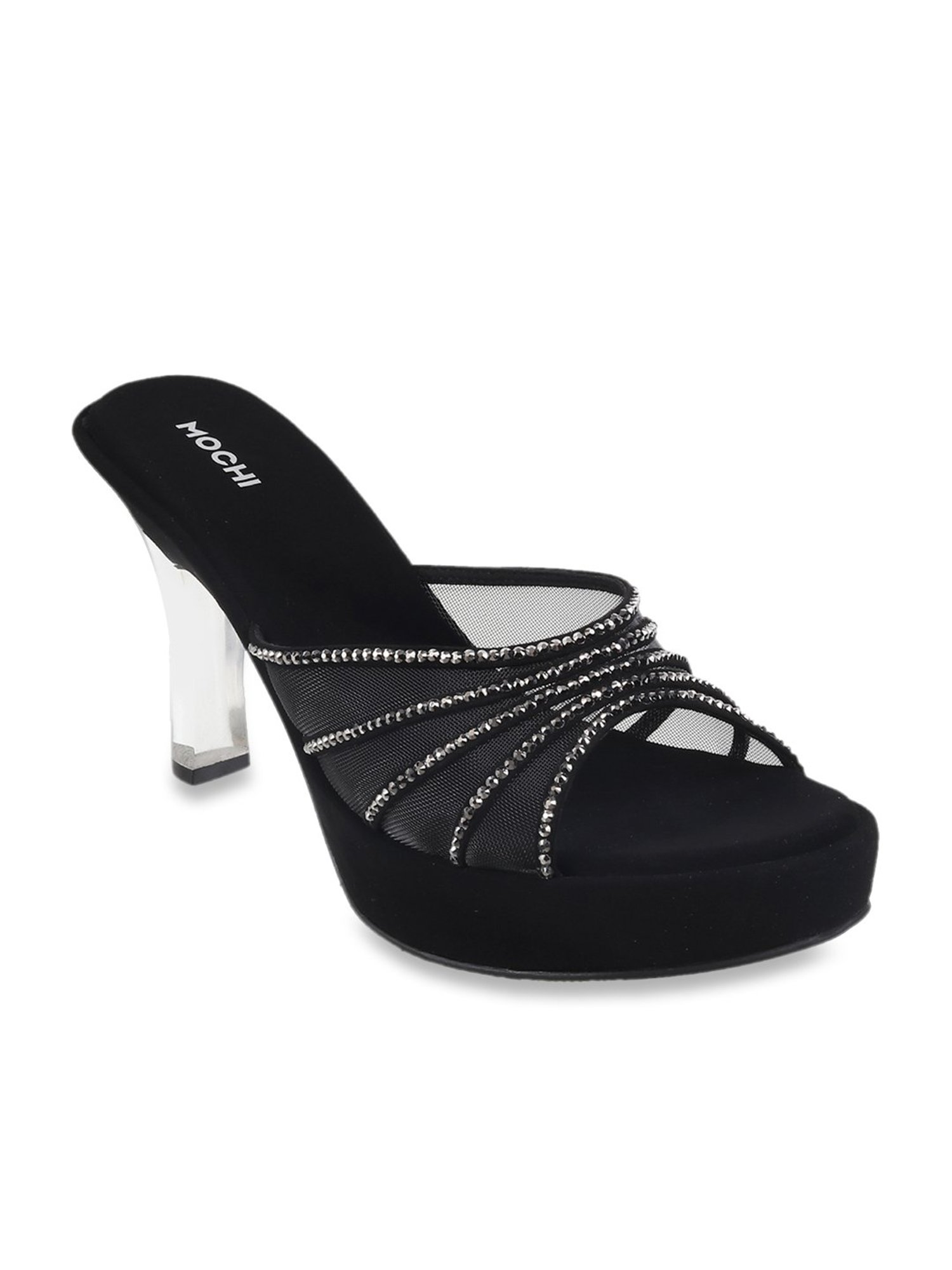 Buy Mochi Women Black Party Sandals Online | SKU: 40-2442-11-36 – Mochi  Shoes