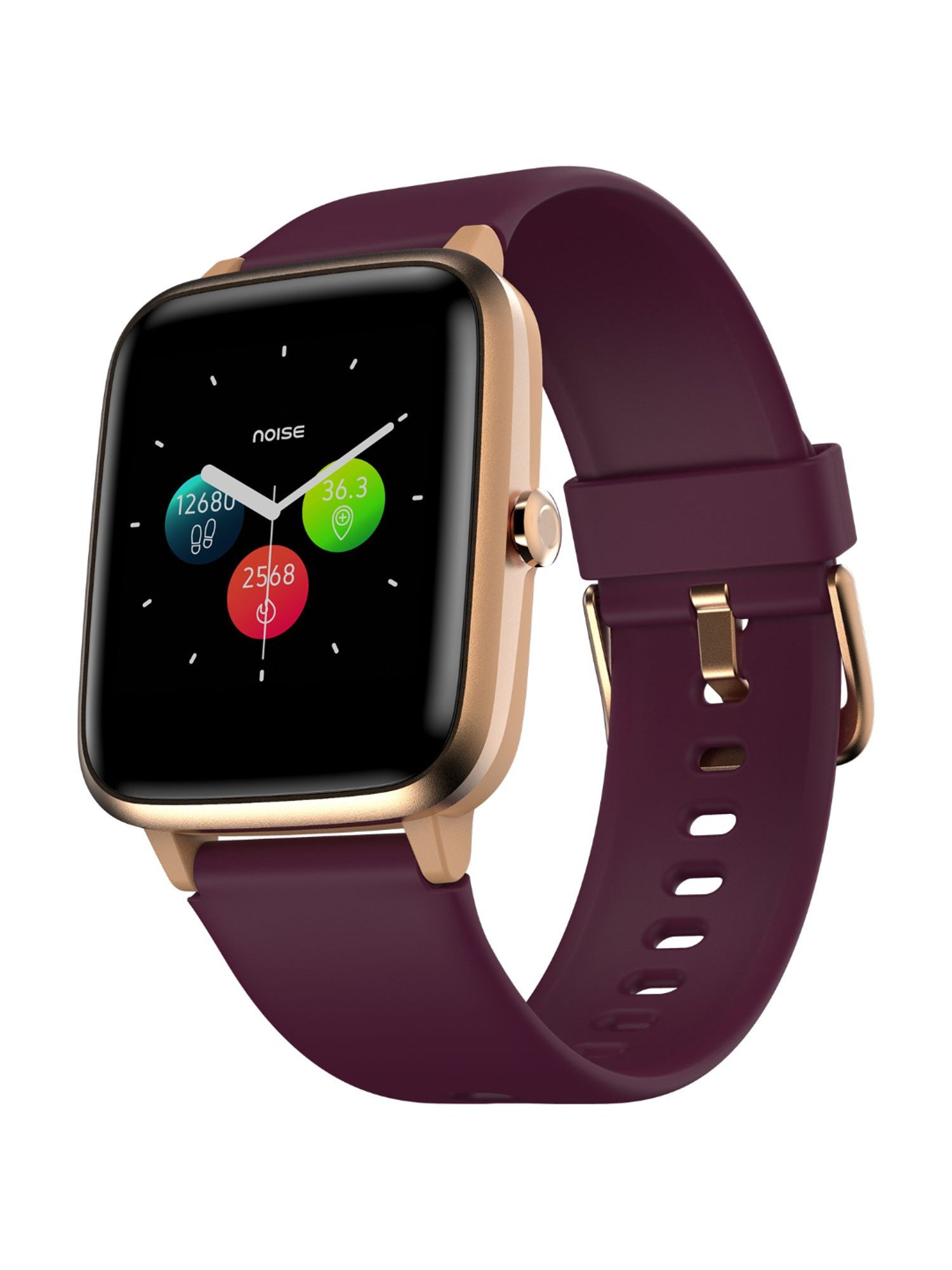 Noise ColorFit Pro 2 Full Touch Control Smart Watch Deep Wine