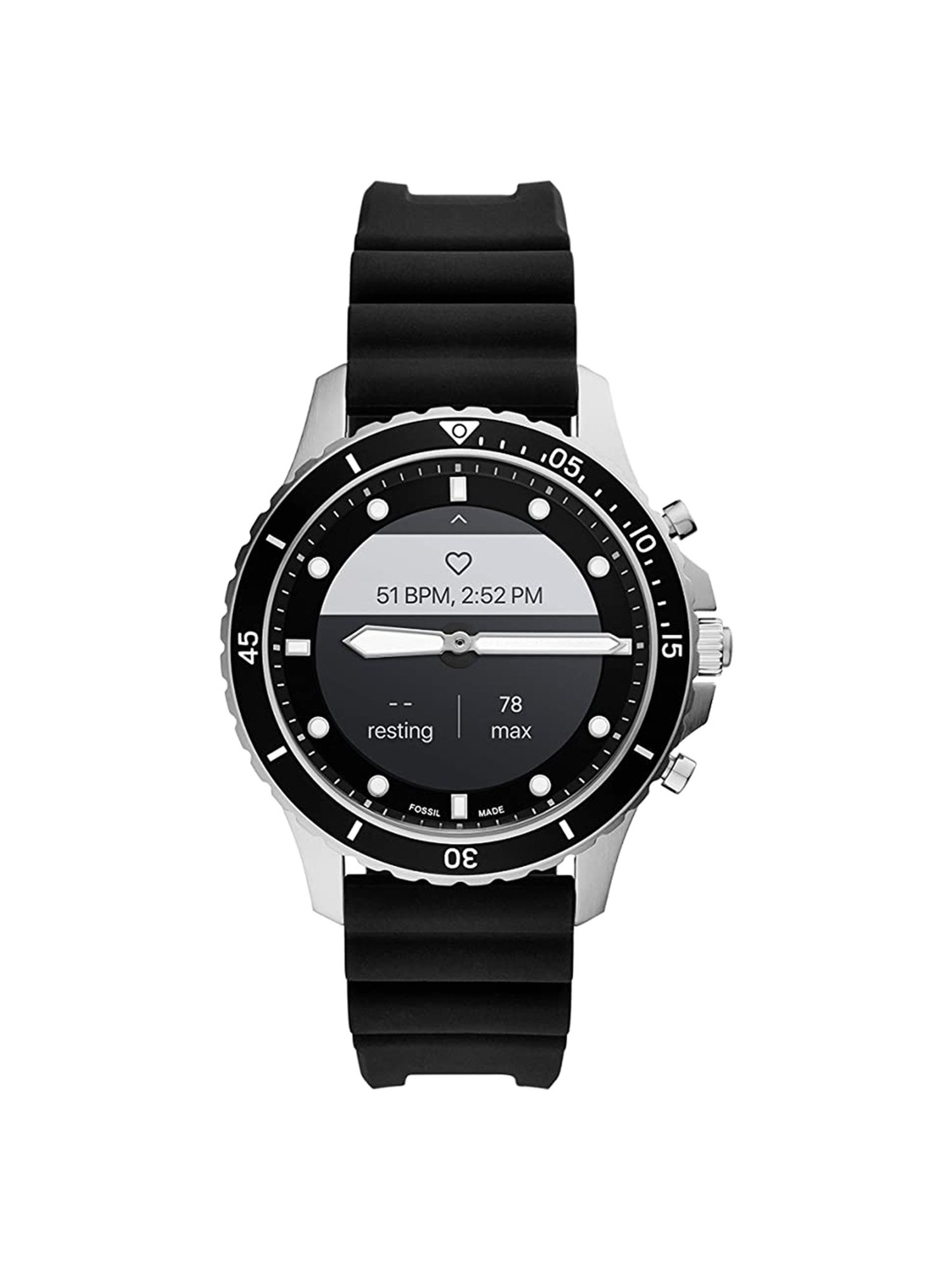 Buy Fossil FTW7018 FB-01 Hybrid HR Smart Watch for Men at
