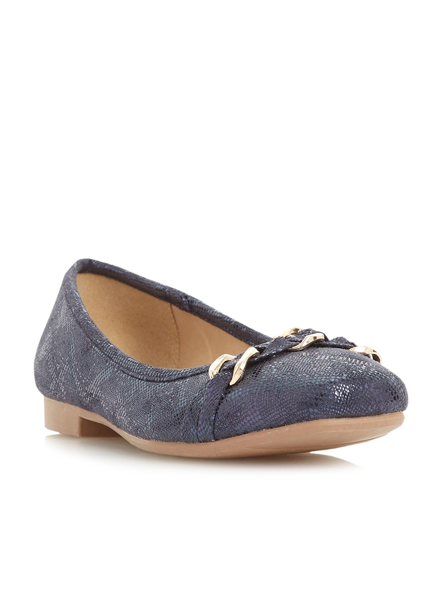 dune navy pumps
