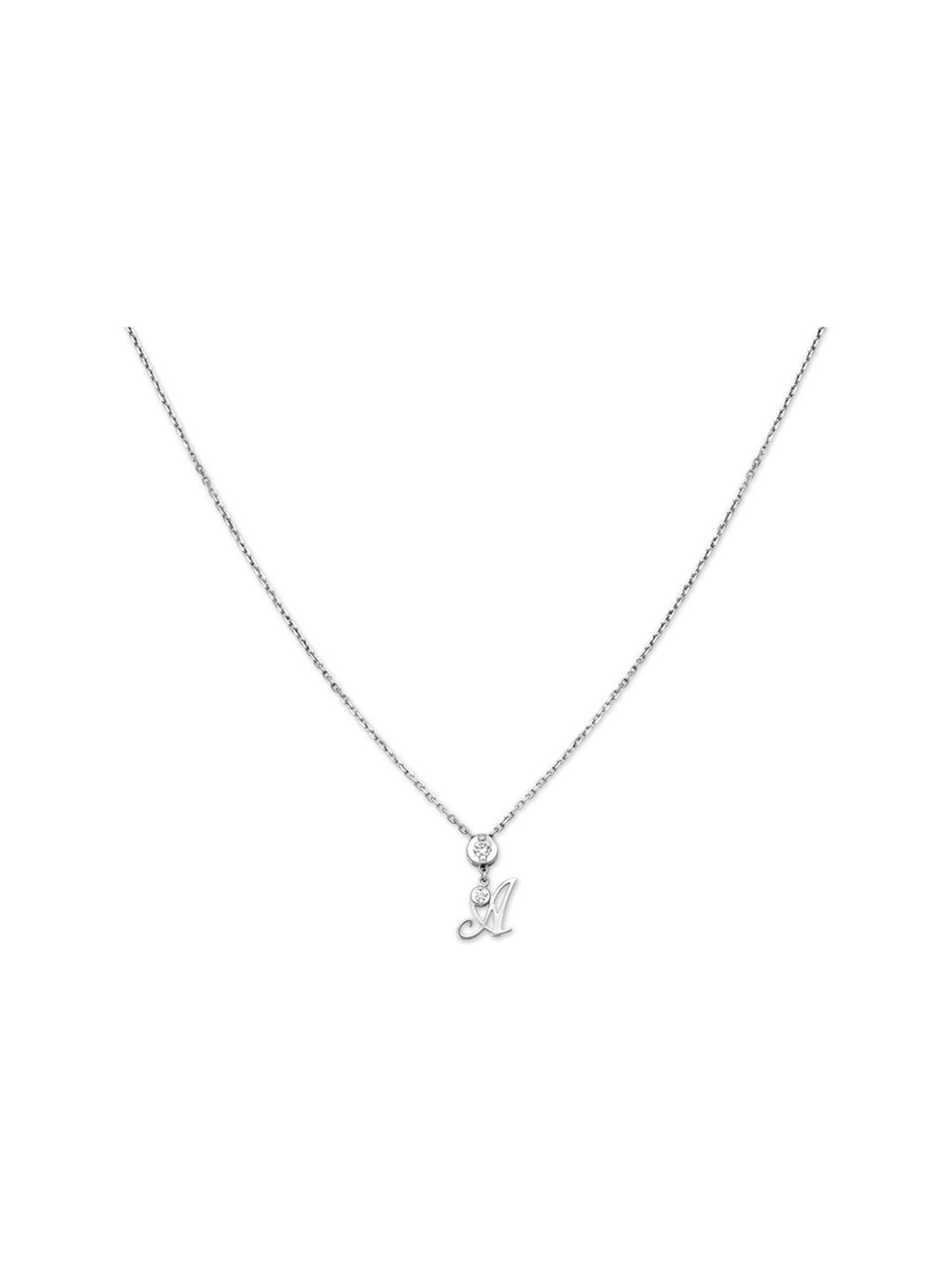 Two By London TWO by London 18k Small Diamond Heart Pendant Necklace London  Jewelers Bridal Boutique