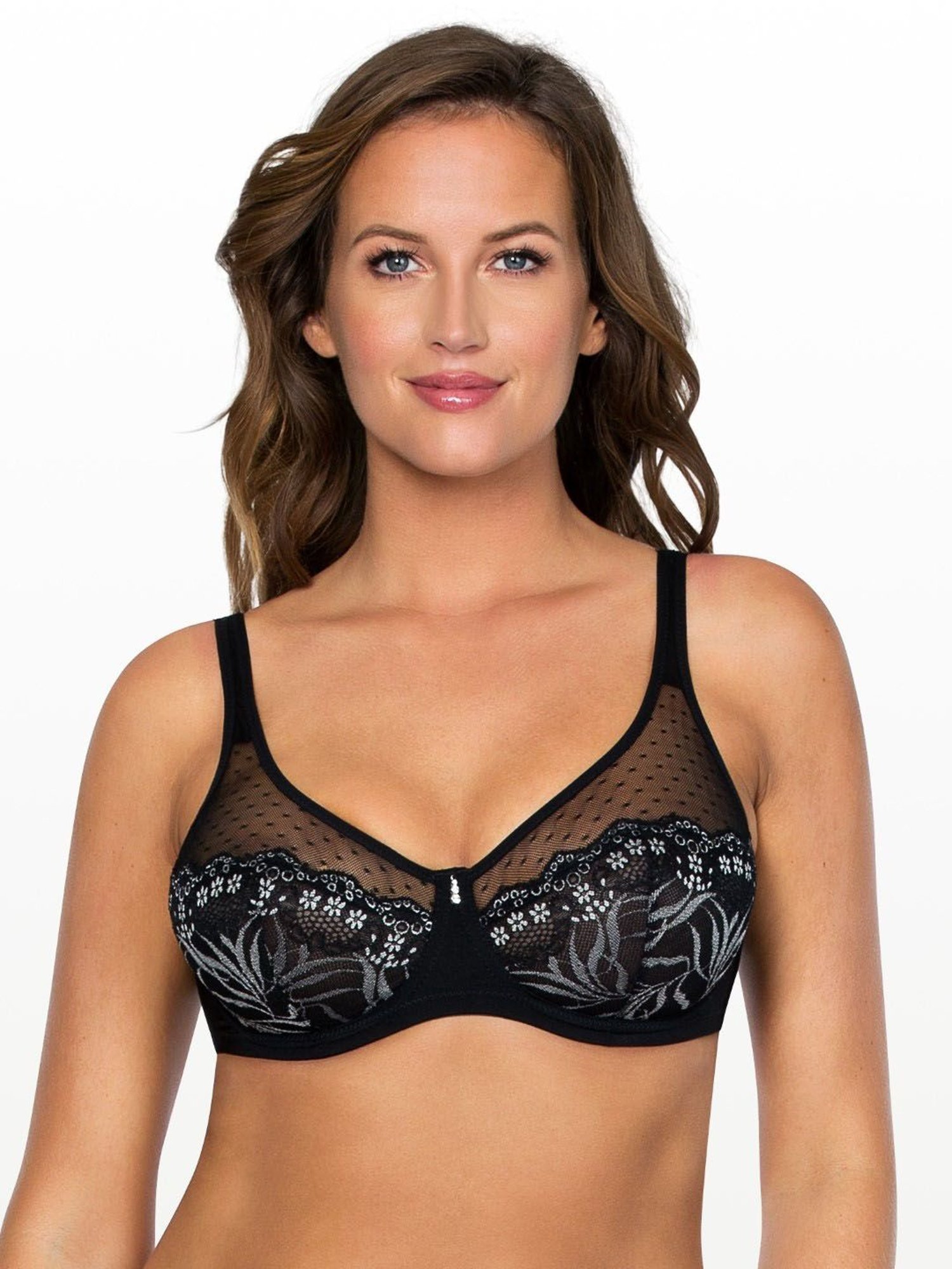 Buy PARFAIT Black & Silver Under Wired Non Padded Everyday Bra for Women  Online @ Tata CLiQ