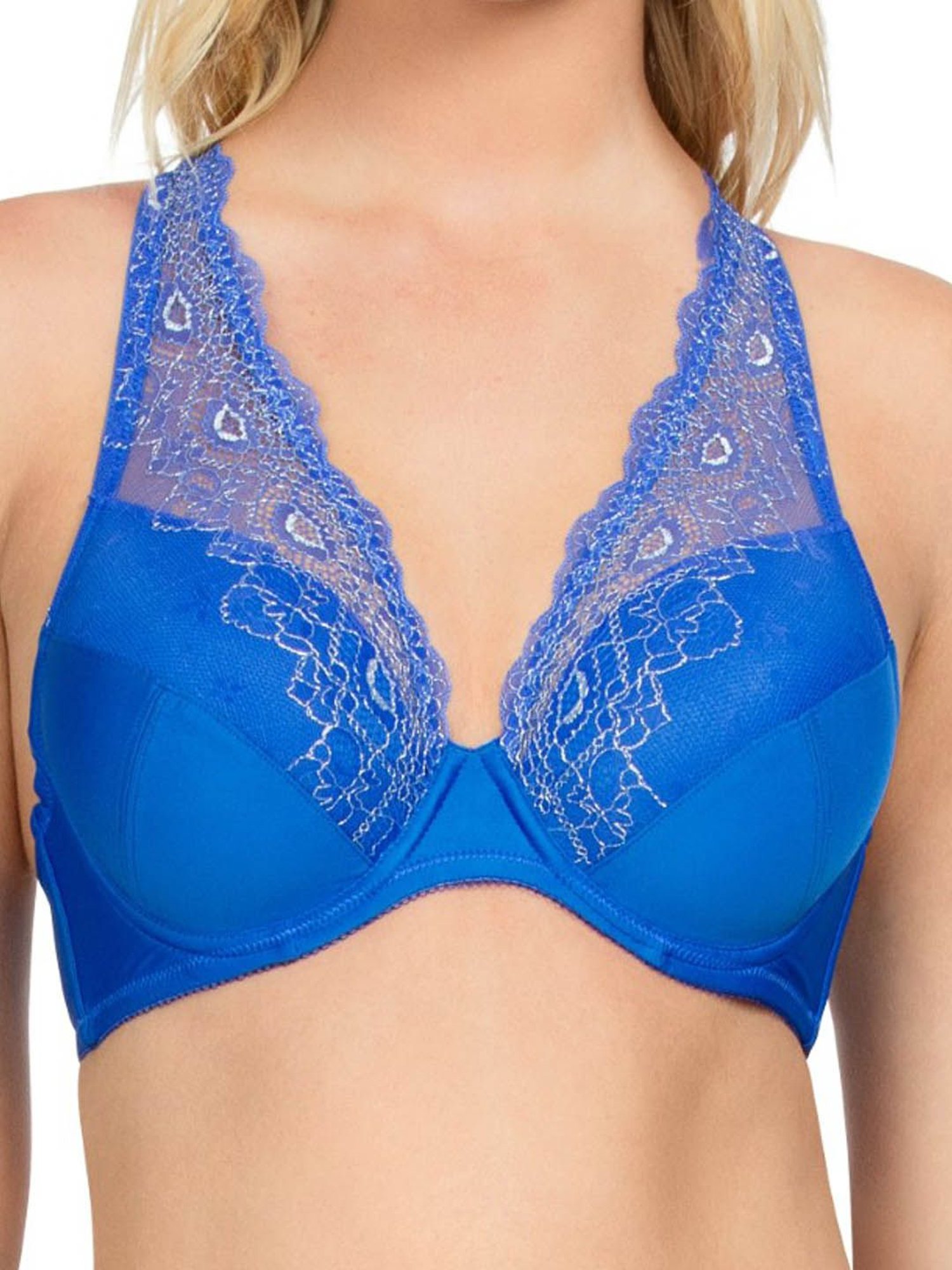 Buy Parfait Full Coverage Padded Wired Bra - Blue at Rs.1195 online