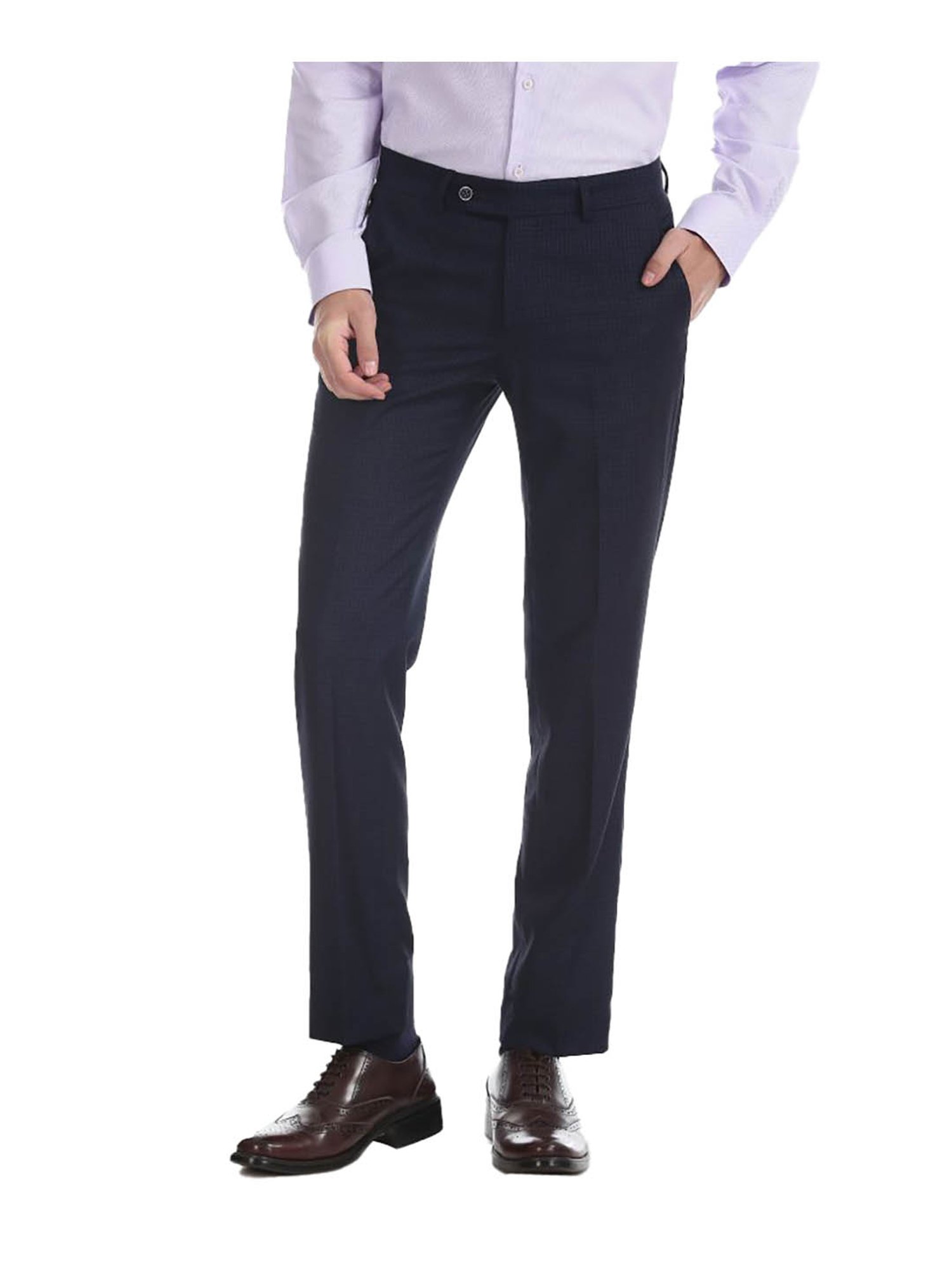 Buy Louis Philippe Navy Trousers Online  811087  Louis Philippe