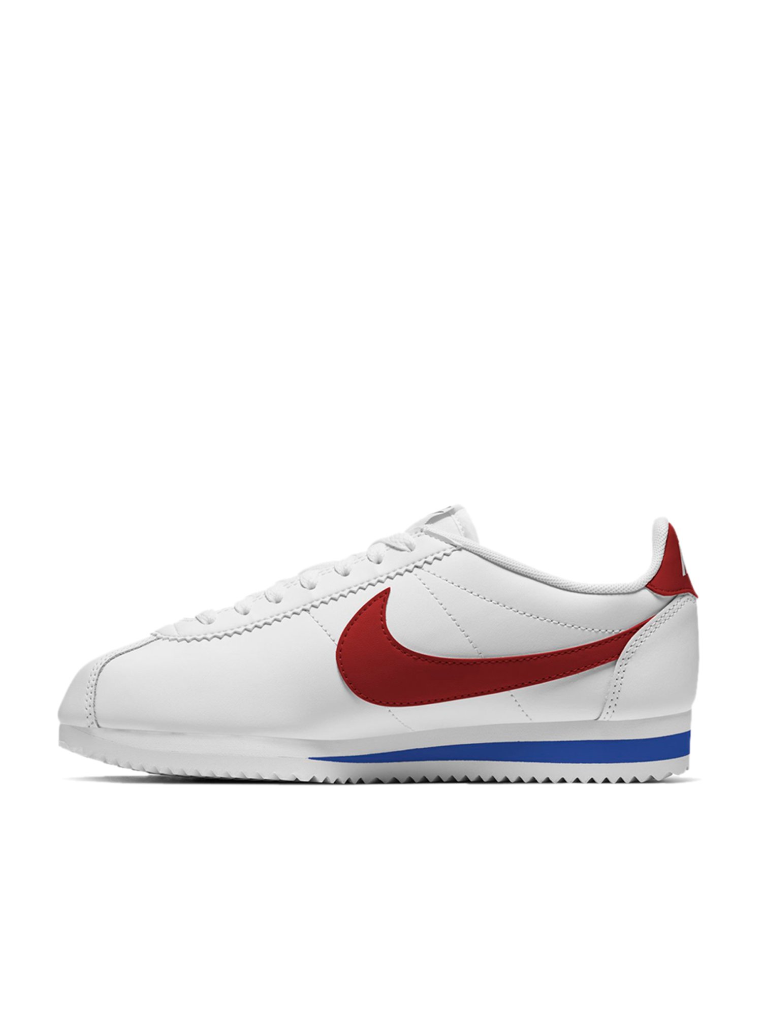 nike cortez plain white