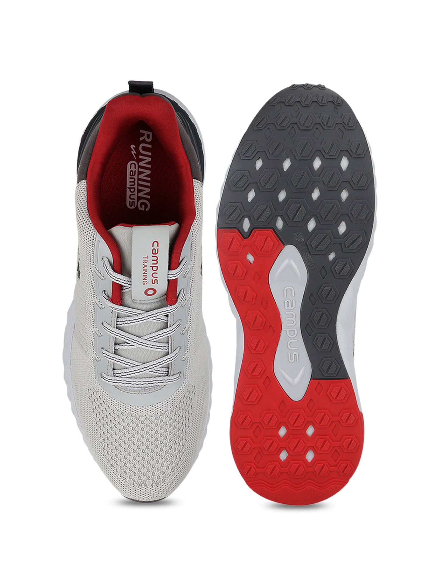 Campus Chicago Light Grey Running Shoes 